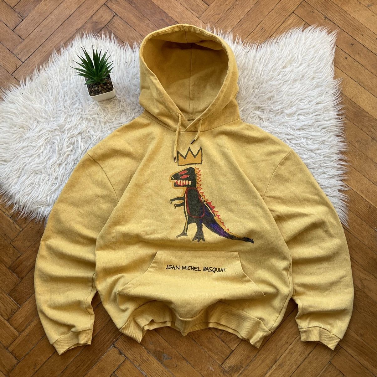Jean-Michel Basquiat 📌 Crazy Jean-Michel Basquiat x Pull & Bear Dino Hoodie Size US L / EU 52-54 / 3 - 1 Thumbnail