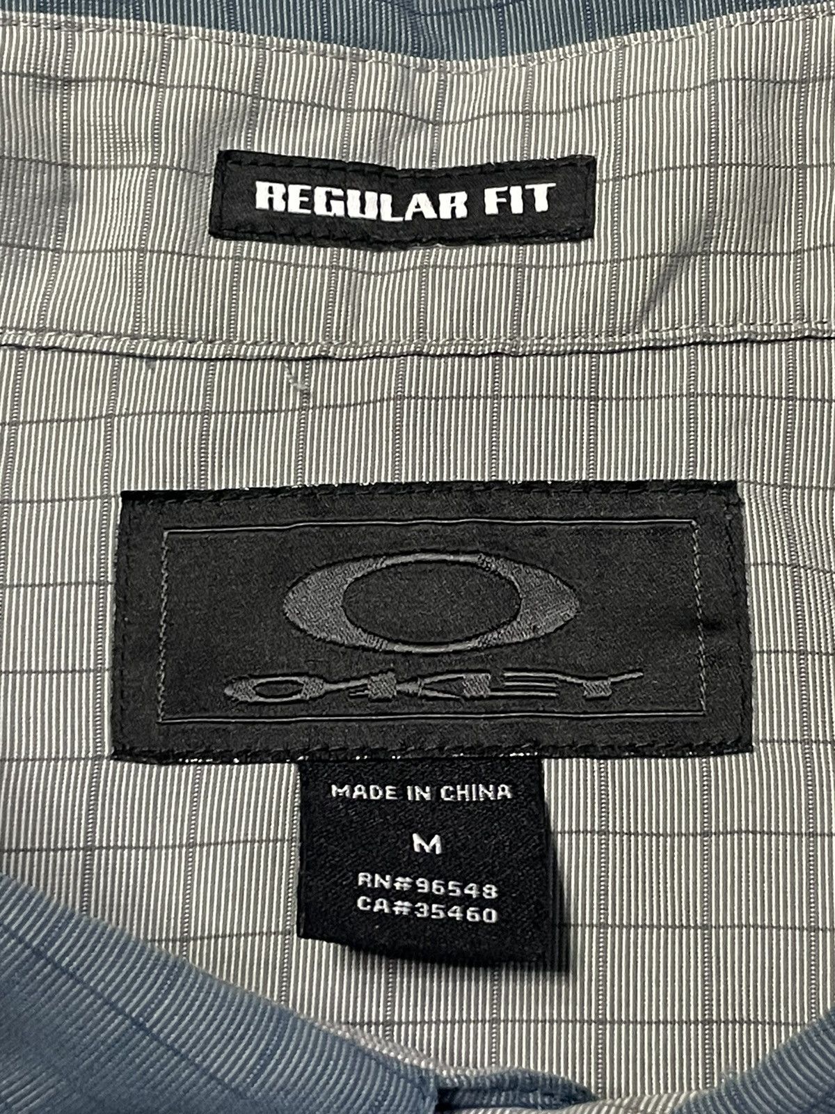 Oakley Vintage Oakley 00’s Shirt Button Up Short Metal Logo RARE Size US M / EU 48-50 / 2 - 7 Thumbnail