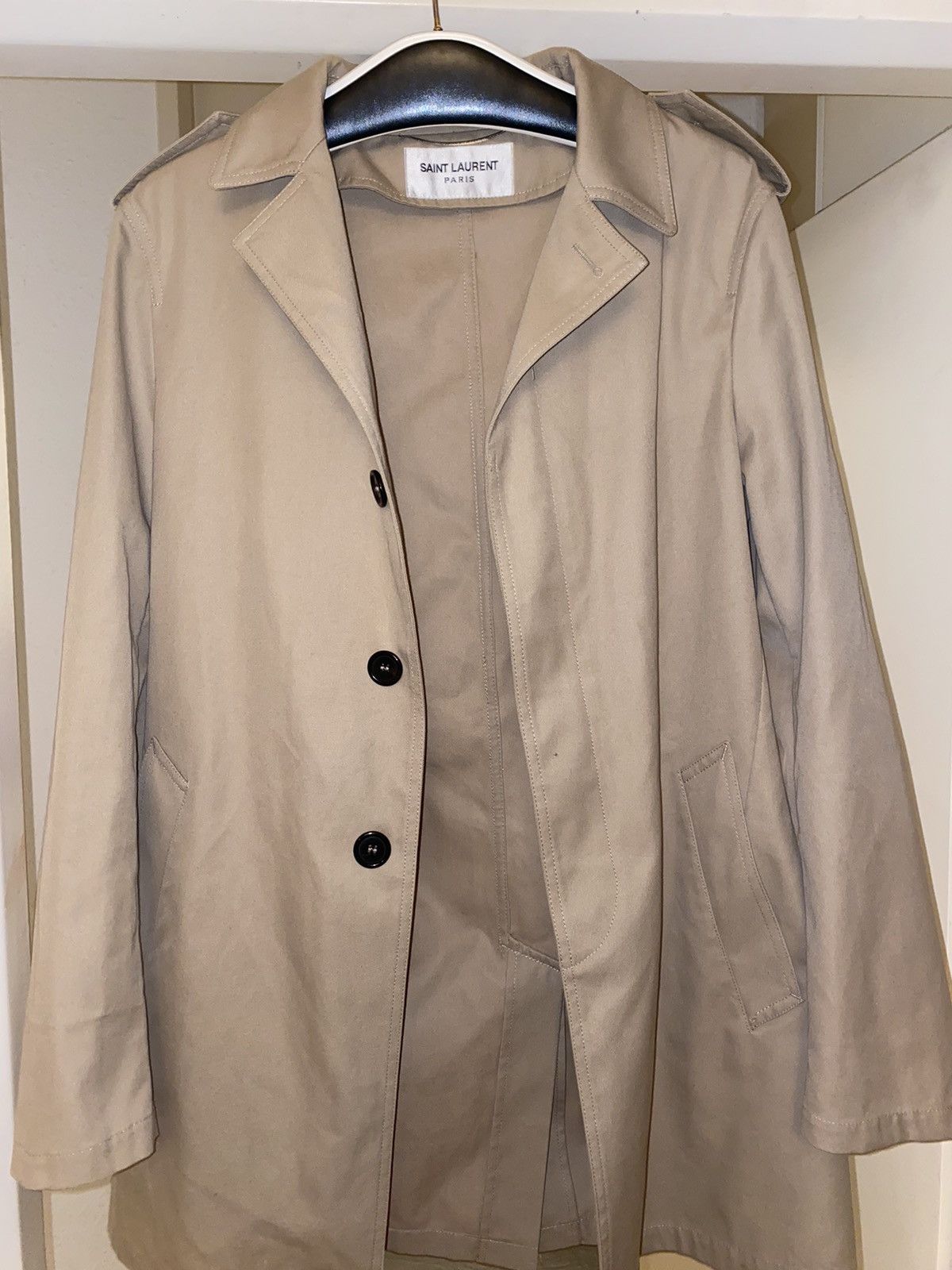 Yves Saint Laurent Yves Saint Laurent Trench Coat Size S / US 4 / IT 40 - 2 Thumbnail
