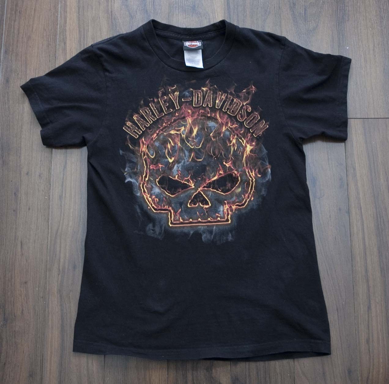 Harley Davidson Harley Davidson T Shirt Size S Black Cat Rocky Mount Made US Size US S / EU 44-46 / 1 - 1 Thumbnail