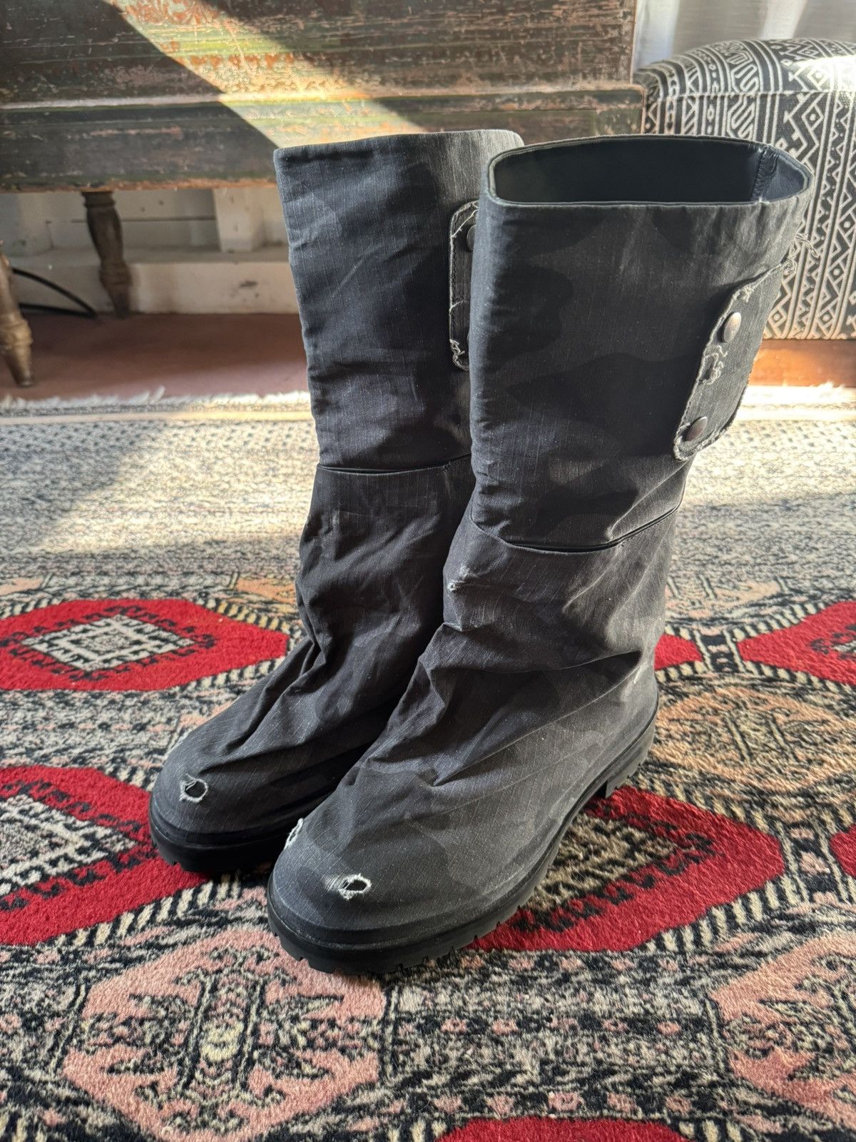424 424 Urban Camo Dragon Rider Boots 12/45 Size US 12 / EU 45 - 2 Thumbnail
