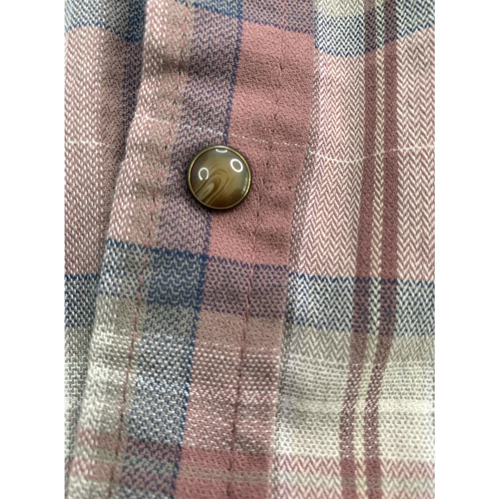 Wrangler VINTAGE Wrangler Premium Twill Plaid Enamel Snap Pocket Front Shirt NWT Men’s Medium Size US M / EU 48-50 / 2 - 5 Thumbnail