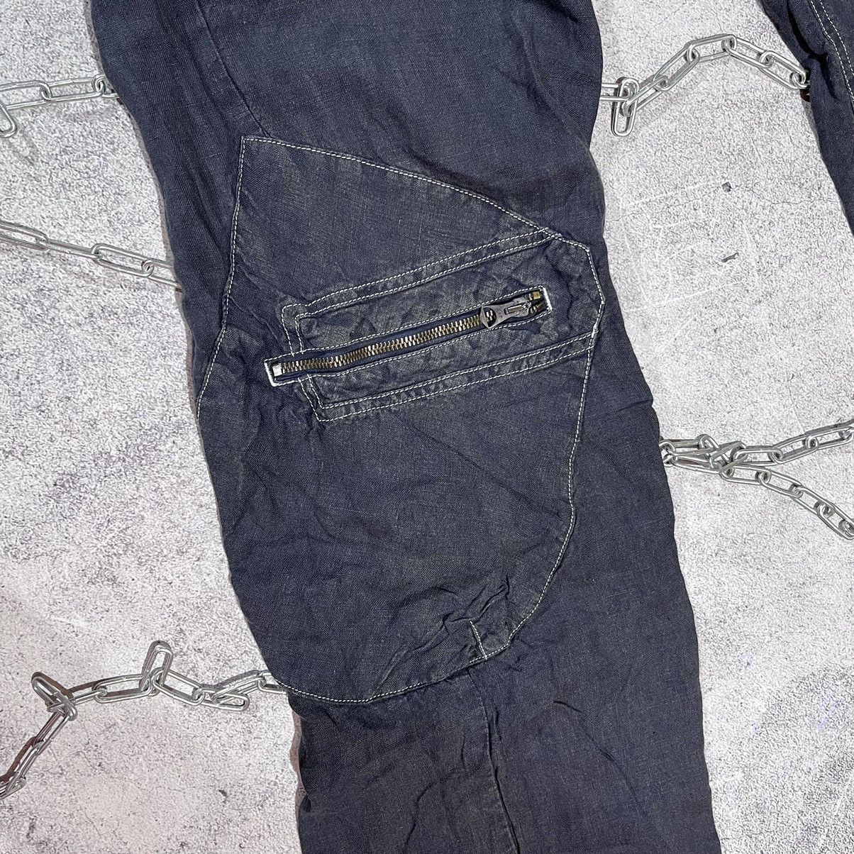 Armani Very Rare Vintage 90’s Armani Hemp Linen Pants Cargo Size 34 Size US 34 / EU 50 - 10 Thumbnail