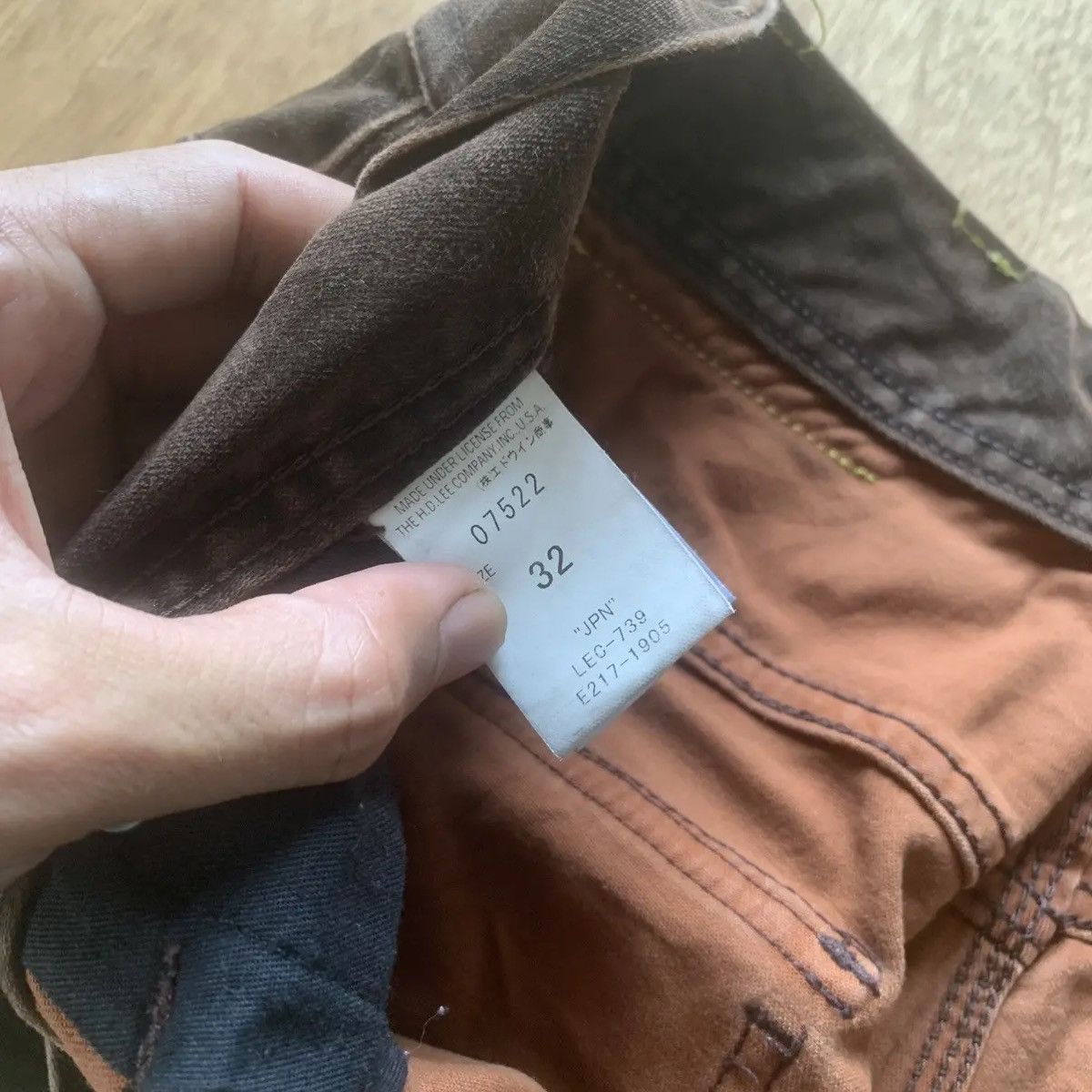 Lee 5-POCKET VINTAGE LEE TROUSERS TWIST PANTS Size US 32 / EU 48 - 5 Thumbnail