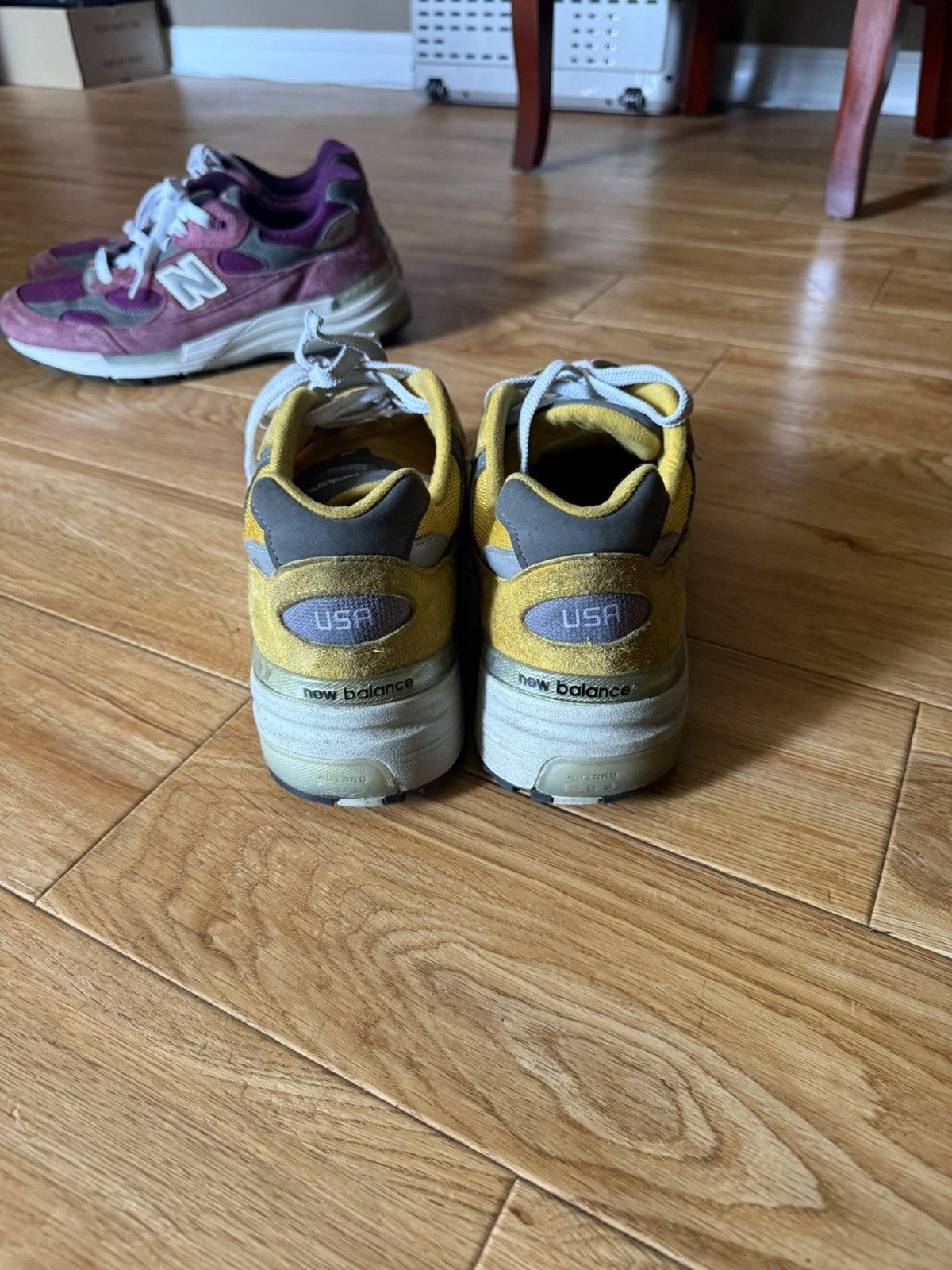 New Balance New Balance 992 - Yellow - Size 9.5 Size US 9.5 / EU 42-43 - 6 Thumbnail