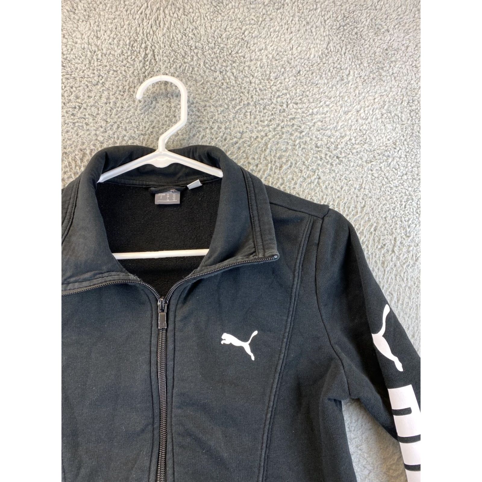 Puma PUMA Women's Sweat Jacket Small Black Full Zip Long Sleeve Athleisure Fall Winter Spring Women's Clothing Size S / US 4 / IT 40 - 4 Thumbnail