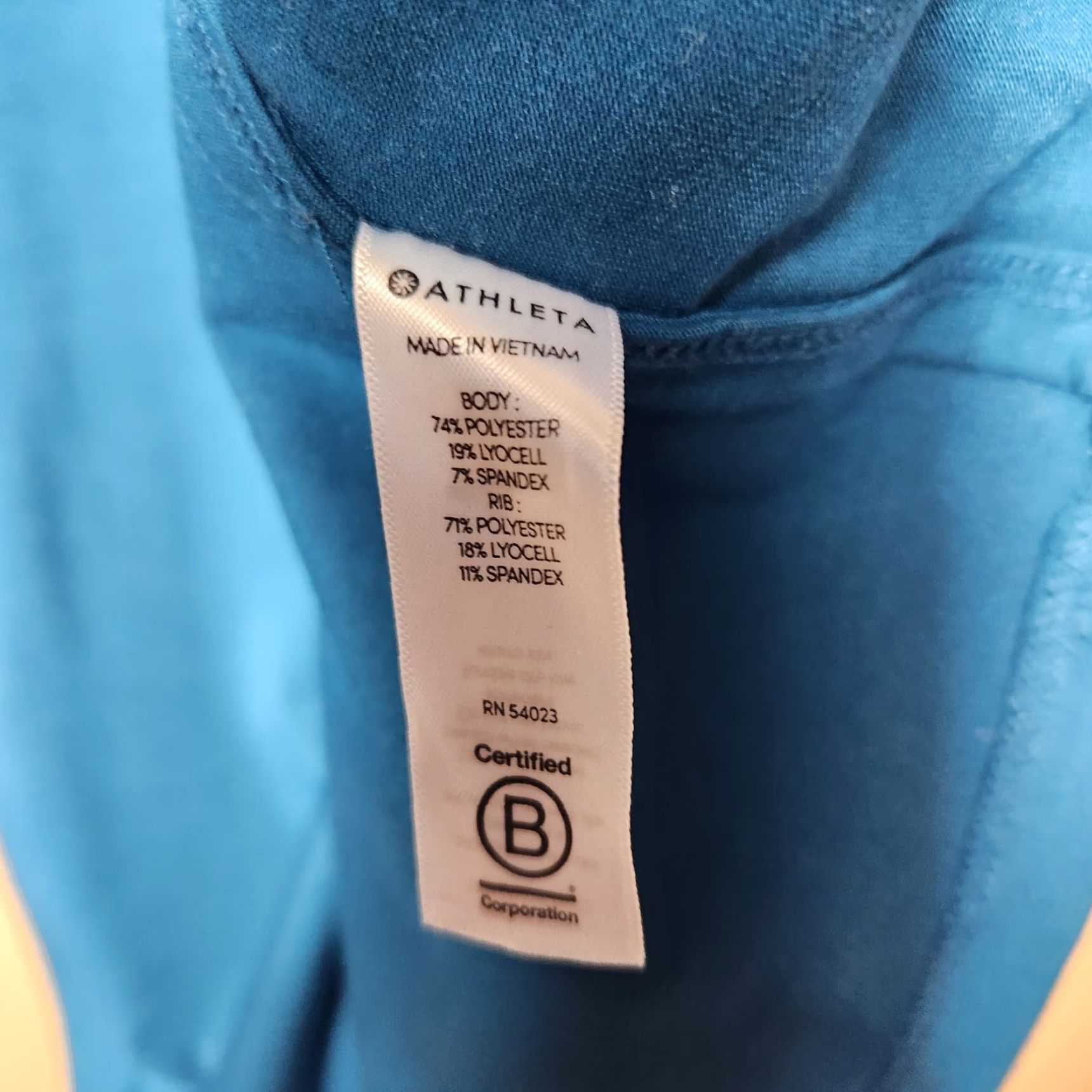 Athleta Athleta Hooded Tunic - Cowlneck, Teal Essence, S, Women, Activewear, Pullover, Long Sleeve, Thumbholes Size ONE SIZE - 5 Thumbnail