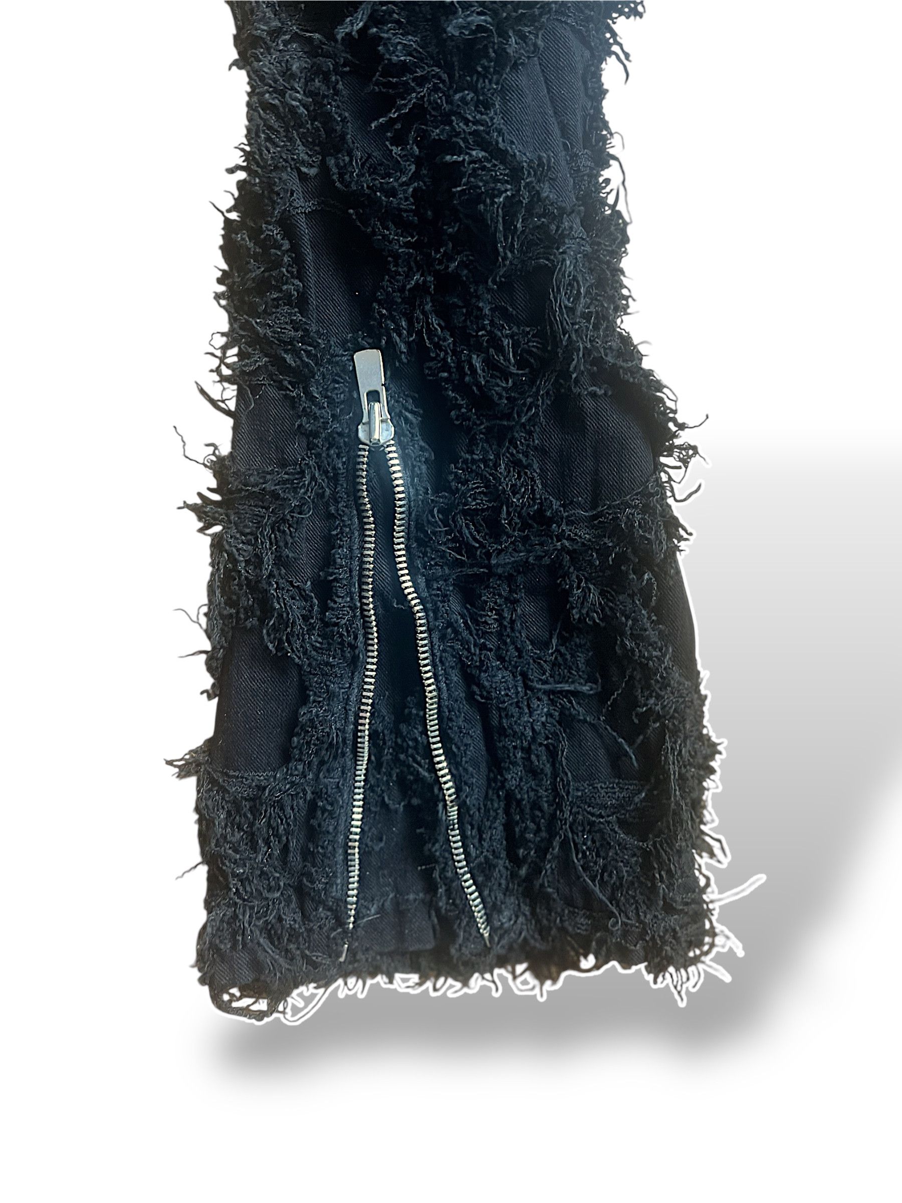 SHINE LUXURY Shine Luxury Studios “EGHOIST” Distressed Flared Denim Size US 32 / EU 48 - 3 Thumbnail