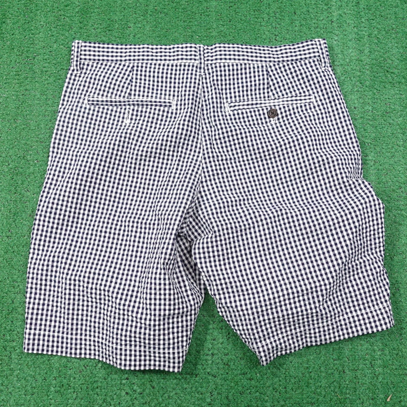 Gap GAP Chino Shorts Mens Size 30 Black White Gingham Check Seersucker Casual Size US 30 / EU 46 - 3 Thumbnail