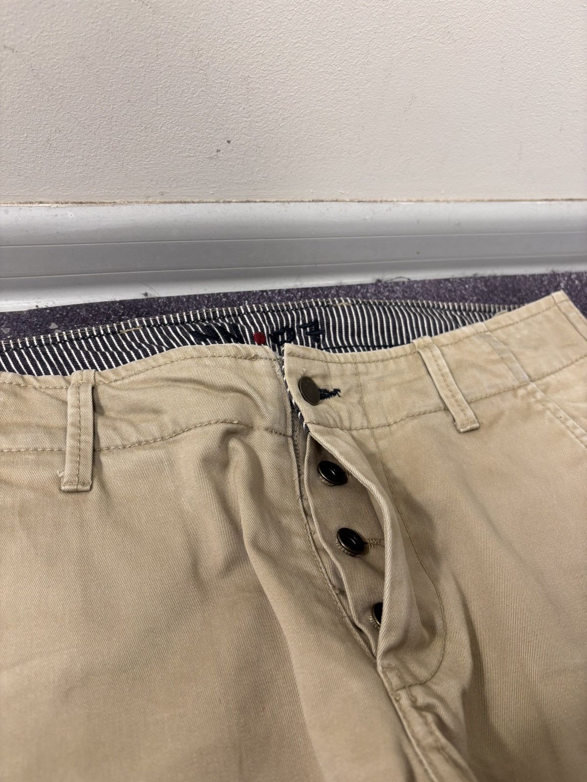 NN07 NN07 No Nationality Simon Men’s Beige Chino Pants Trousers Size US 32 / EU 48 - 10 Thumbnail