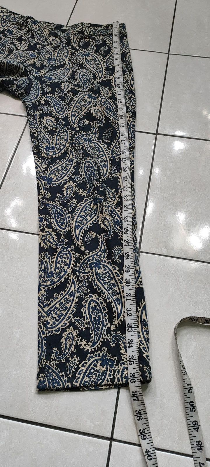 April 77 Another Choi By Joey April 77 Paisley Pants Cropped Pants Size US 30 / EU 46 - 7 Thumbnail