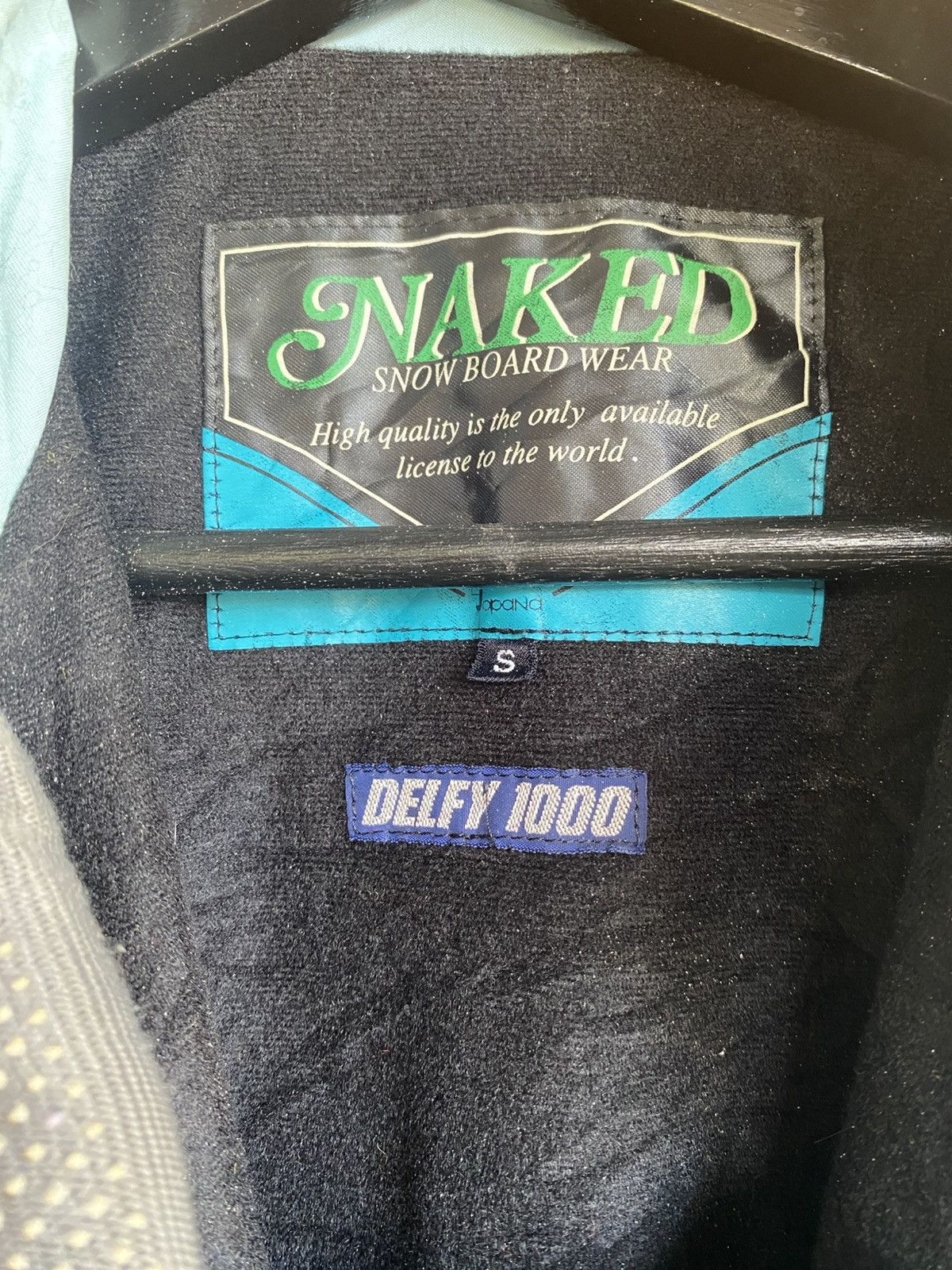 Japanese Brand Vintage Naked Snowboard Wear Light Blue Jacket Delfy 1000 Size US S / EU 44-46 / 1 - 10 Thumbnail