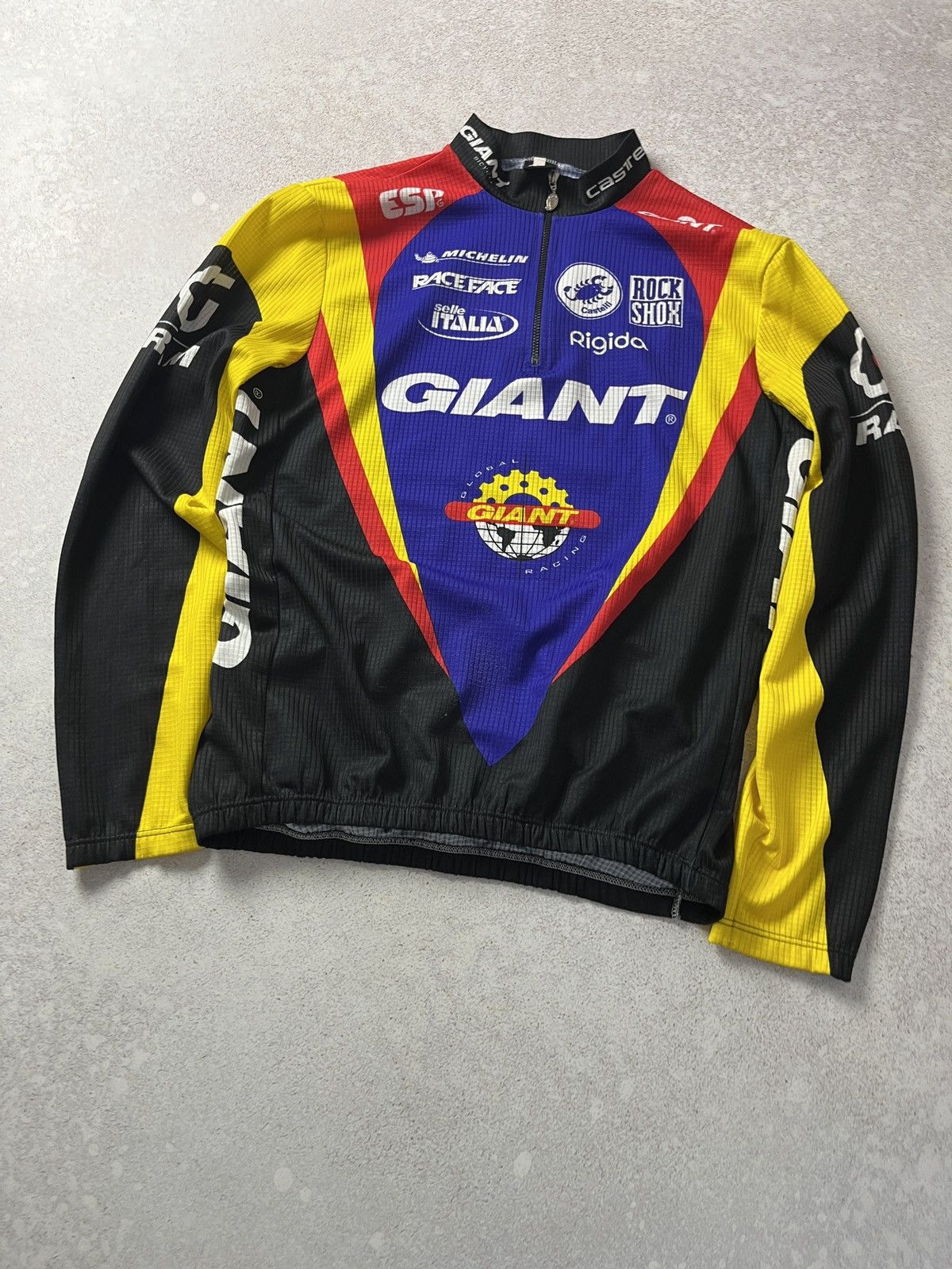 Other Castelli Cycling Jersey Rock Shox Team Giant Bike 1/4 zip Size US XL / EU 56 / 4 - 3 Thumbnail