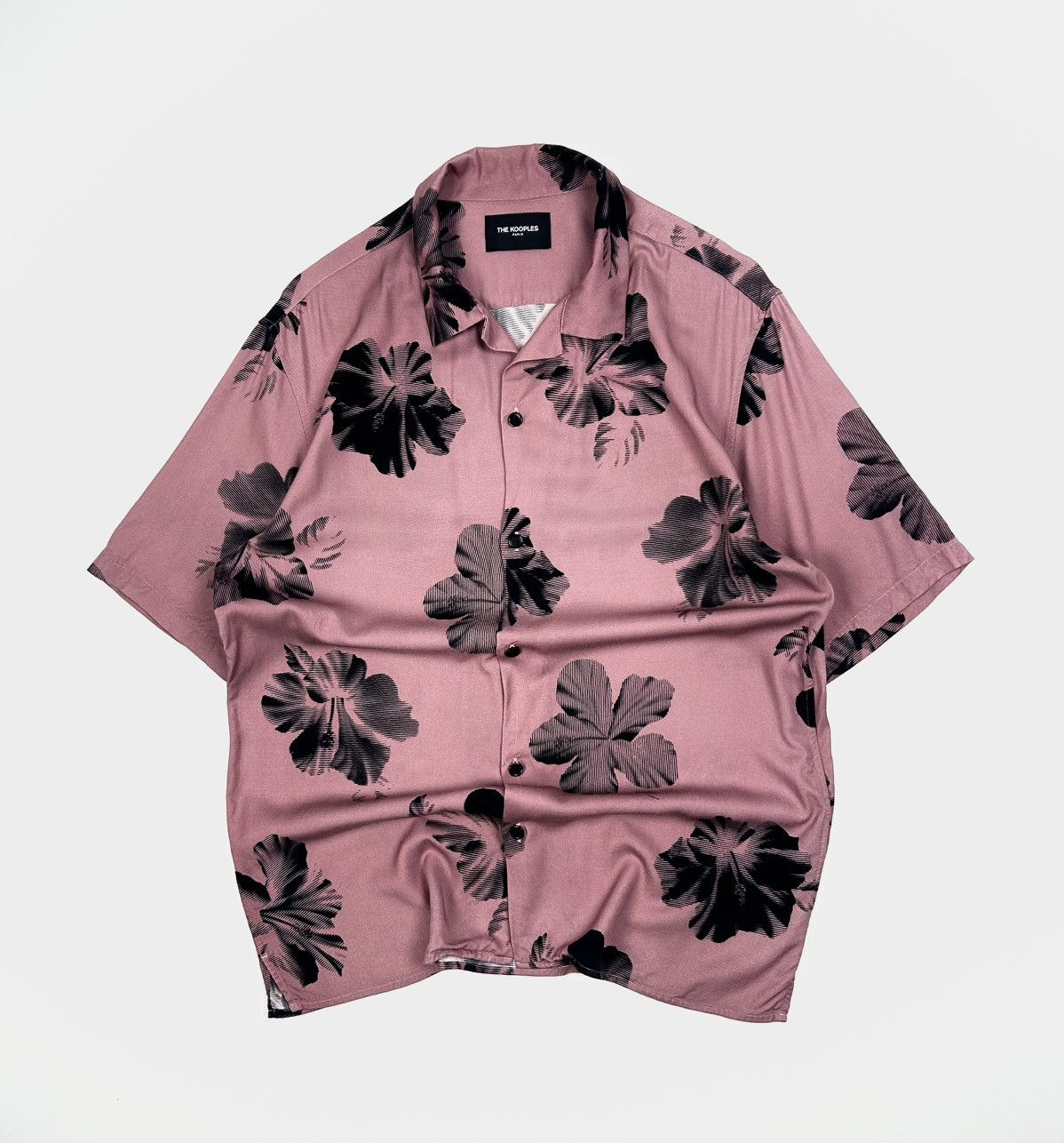 The Kooples rare The Kooples Pink Floral Hawaiian Shirt Y2k Size US S / EU 44-46 / 1 - 1 Thumbnail