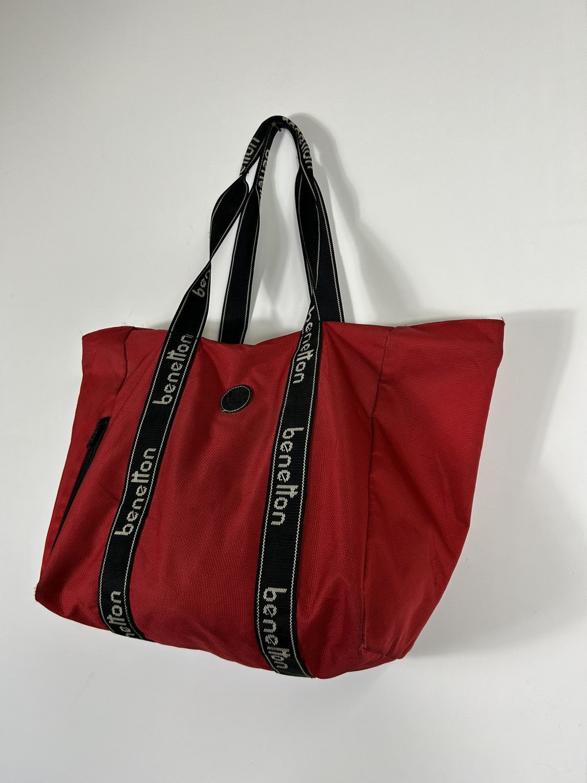 Benetton ⚡️Vintage Benetton Nylon Shoulder Bag Size ONE SIZE - 3 Thumbnail