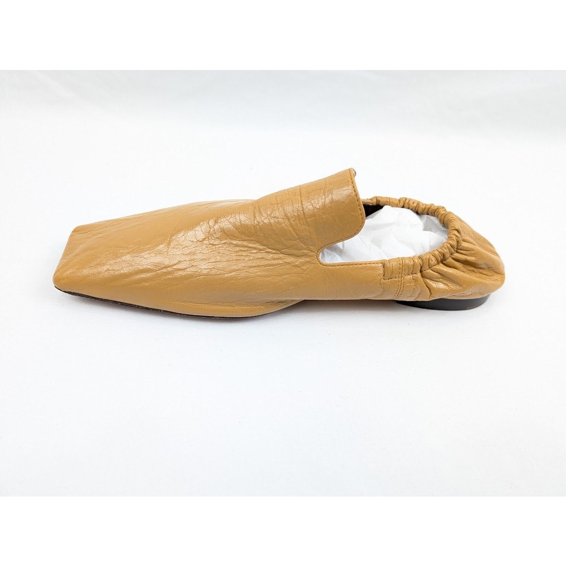 Bottega Veneta o1rshd1 Q:2 / Rubber Sole / Leather Crunch Lux Shoes Sahara Size US 8.5 / EU 41-42 - 10 Thumbnail