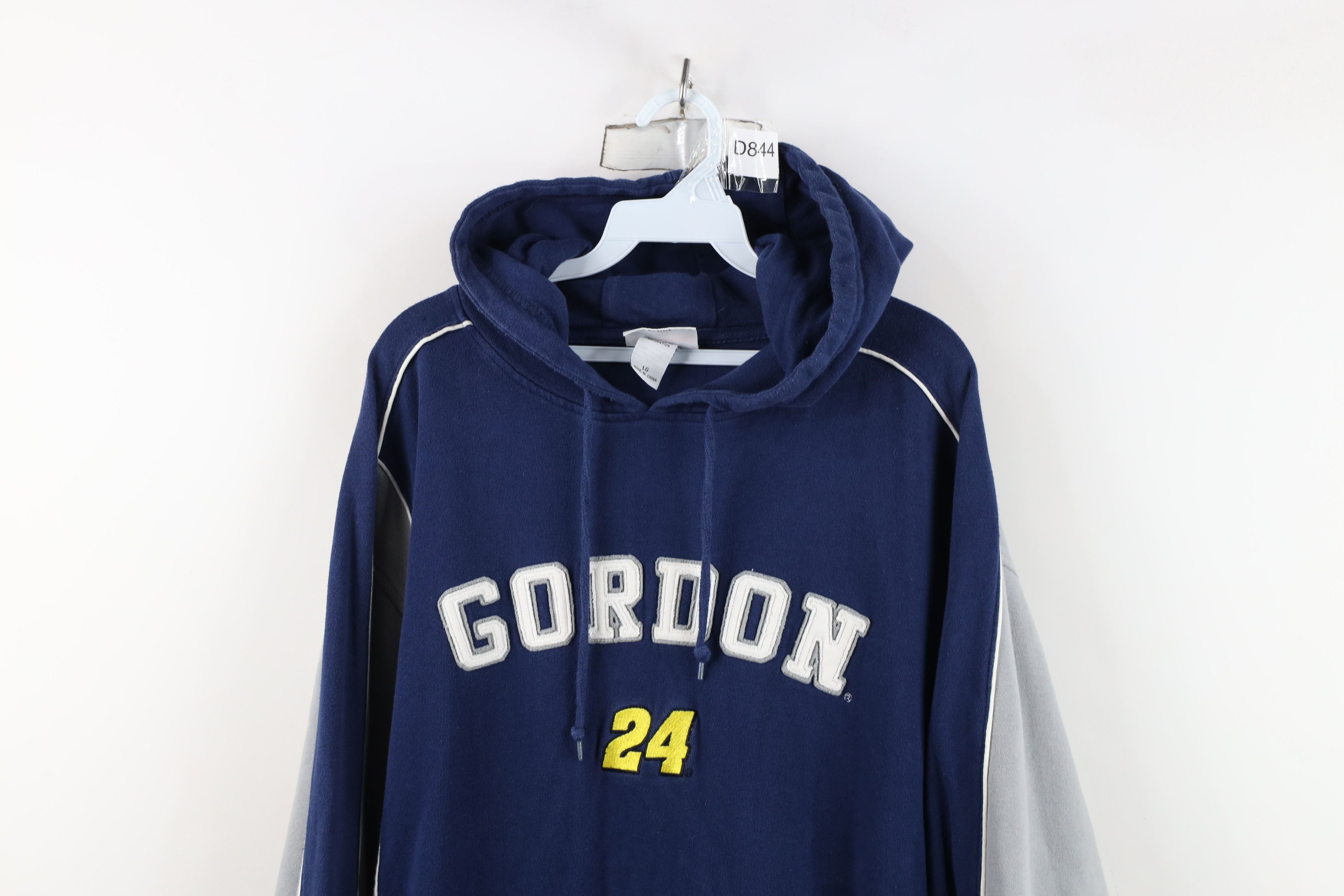 Vintage Vintage NASCAR Jeff Gordon Racing Hoodie Sweatshirt Blue Size US L / EU 52-54 / 3 - 2 Thumbnail