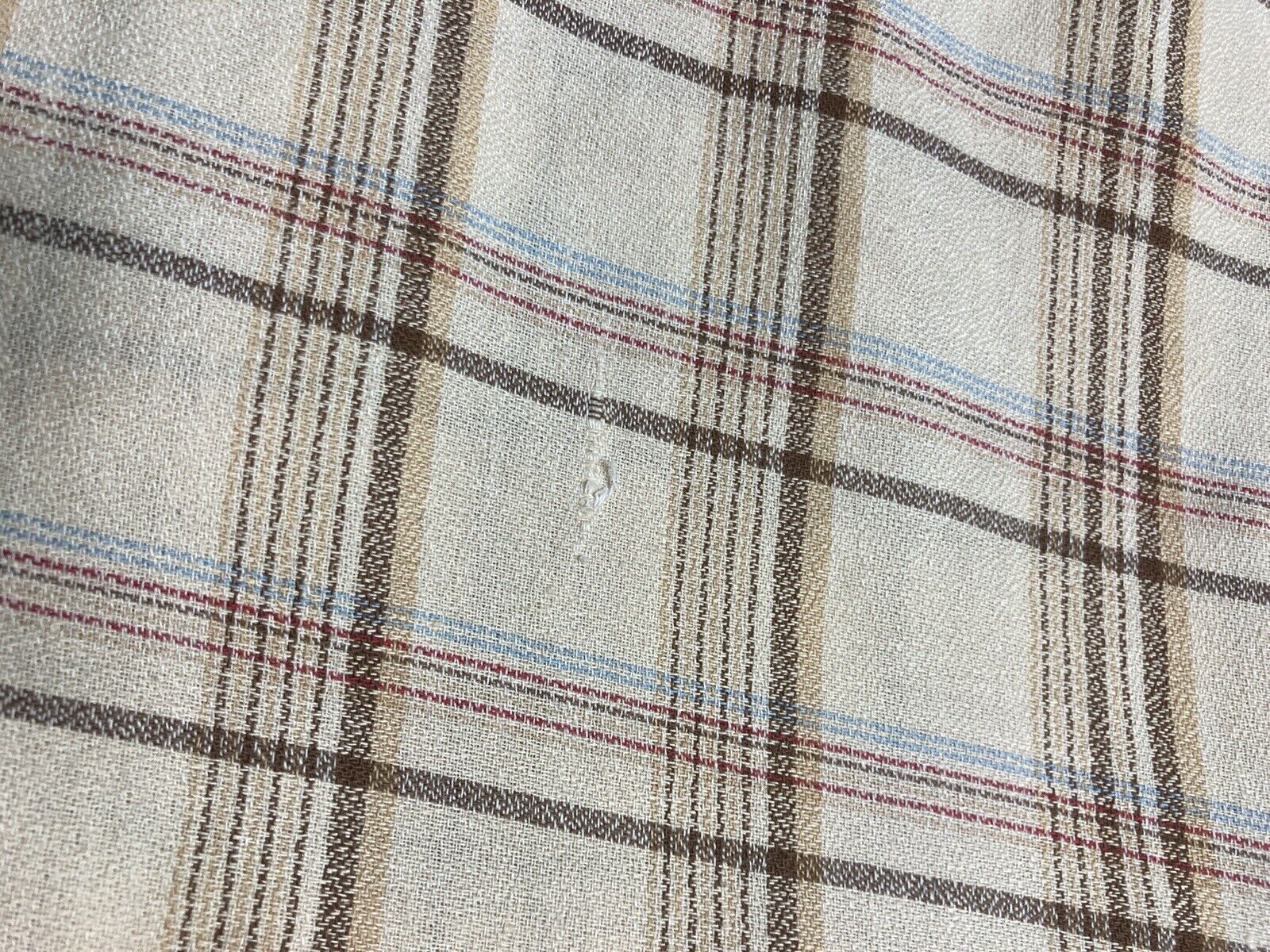 JCPenney × Vintage VTG 70s JCPenney plaid shirt soft knit polyester? medium Size US M / EU 48-50 / 2 - 9 Thumbnail