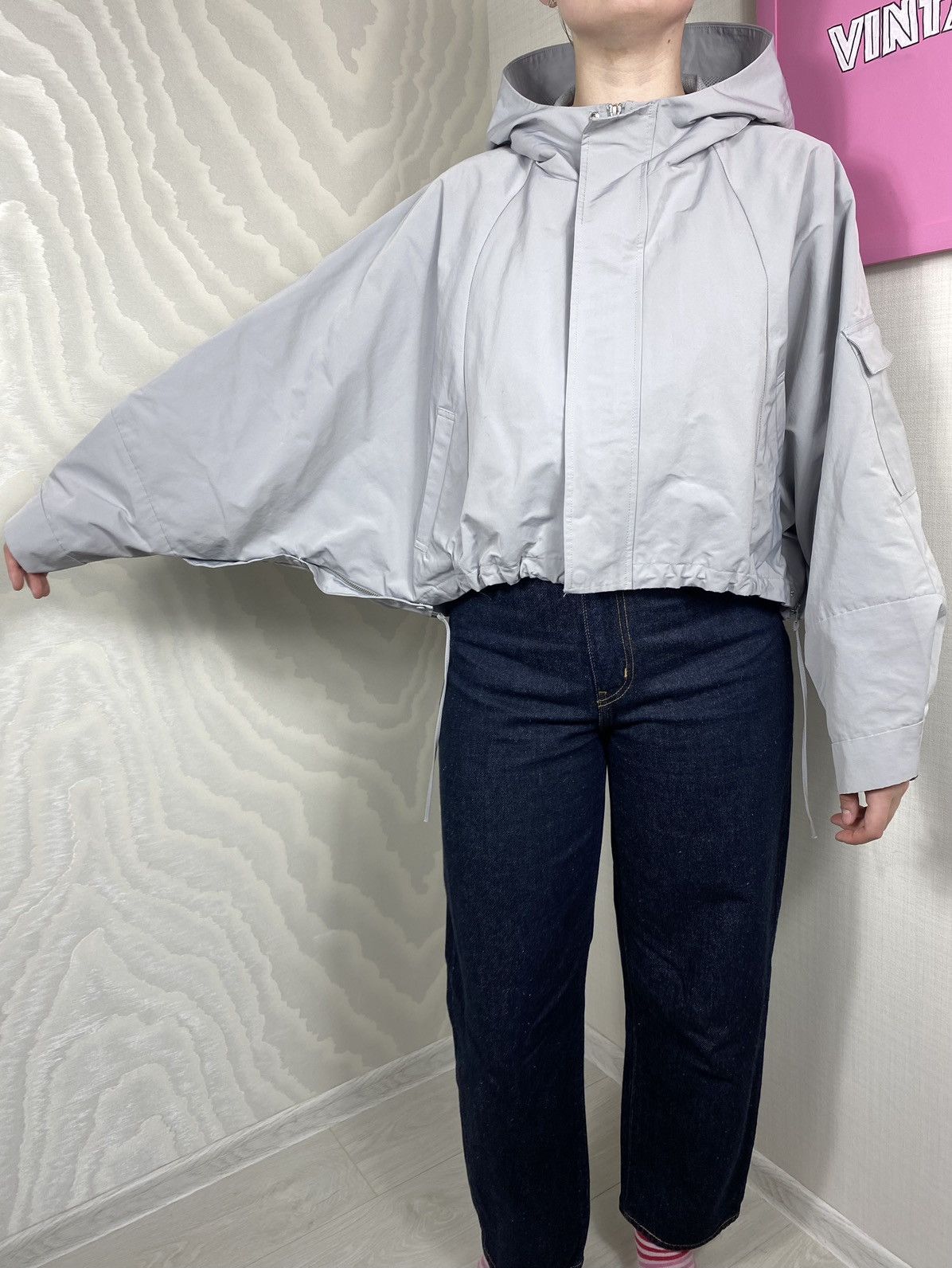 Japanese Brand JNBY Butterfly Cropped Jacket Size M / US 6-8 / IT 42-44 - 2 Thumbnail