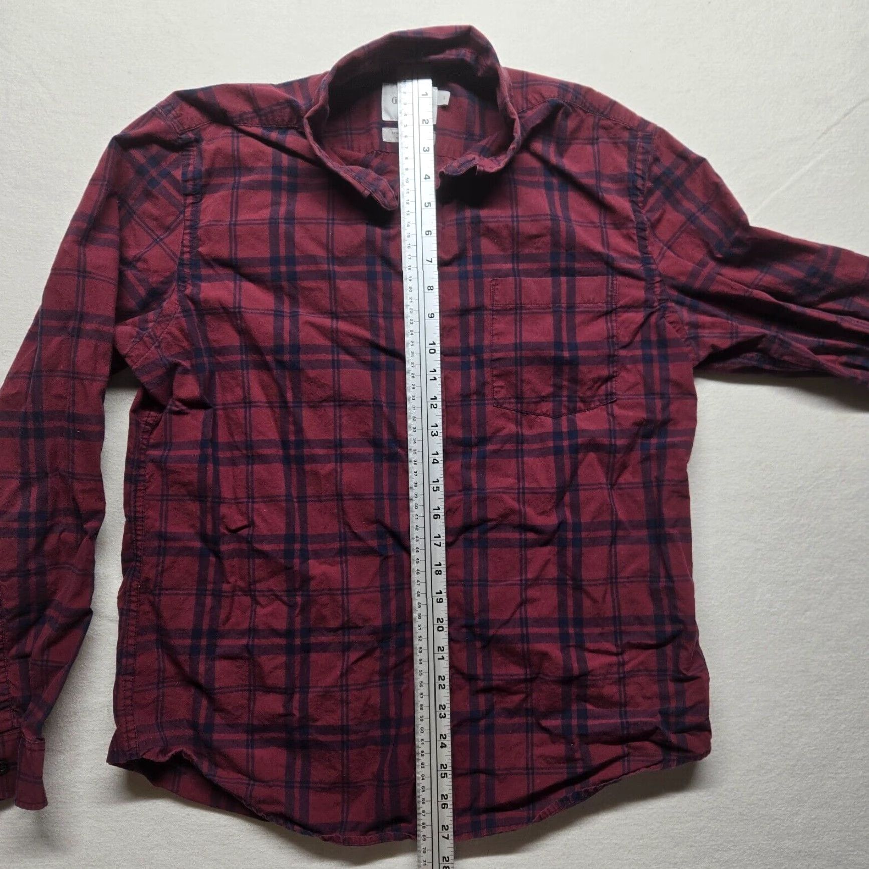Vintage Goodfellow & Co Red Plaid Flannel Long Sleeve Button Up Shirt Adult Men's Large Size US L / EU 52-54 / 3 - 6 Thumbnail