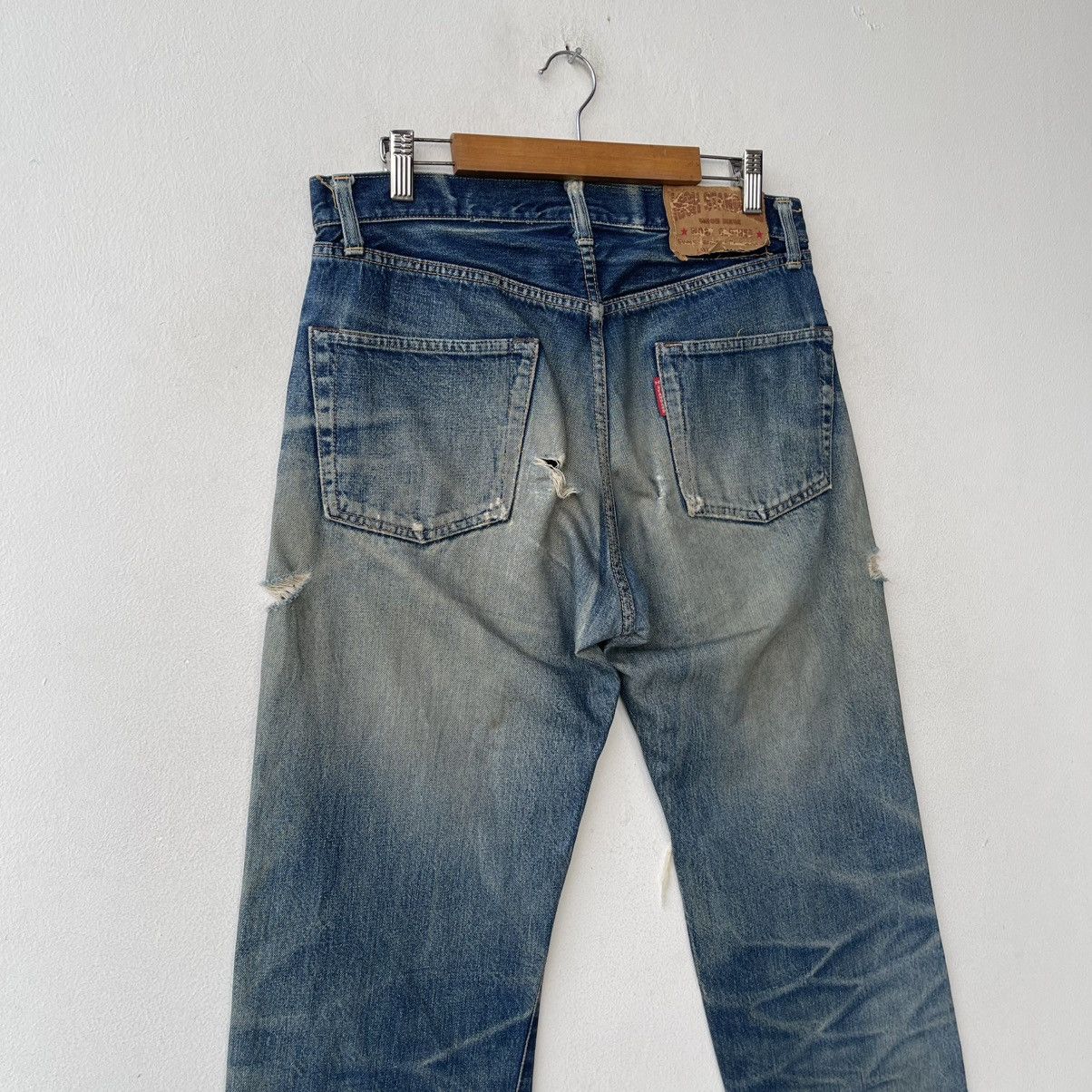 Iron Heart Trashed Hollywood Ranch Market x Iron Heart Selvedge Denim Size US 32 / EU 48 - 12 Thumbnail
