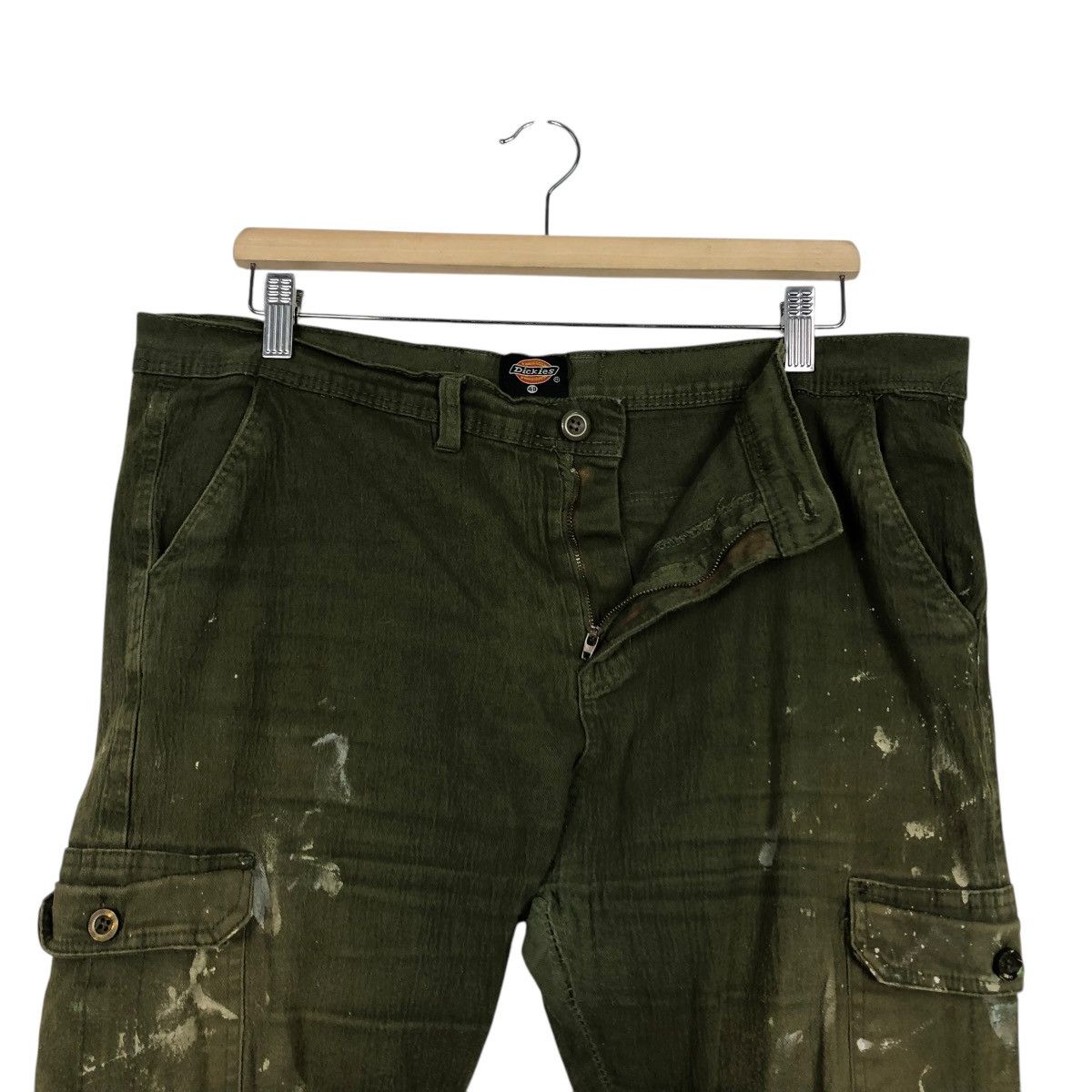 Japanese Brand 🔥VINTAGE WORKER PANTS CARGO PAINT DESIGN DICKIES USA Size US 36 / EU 52 - 15 Thumbnail