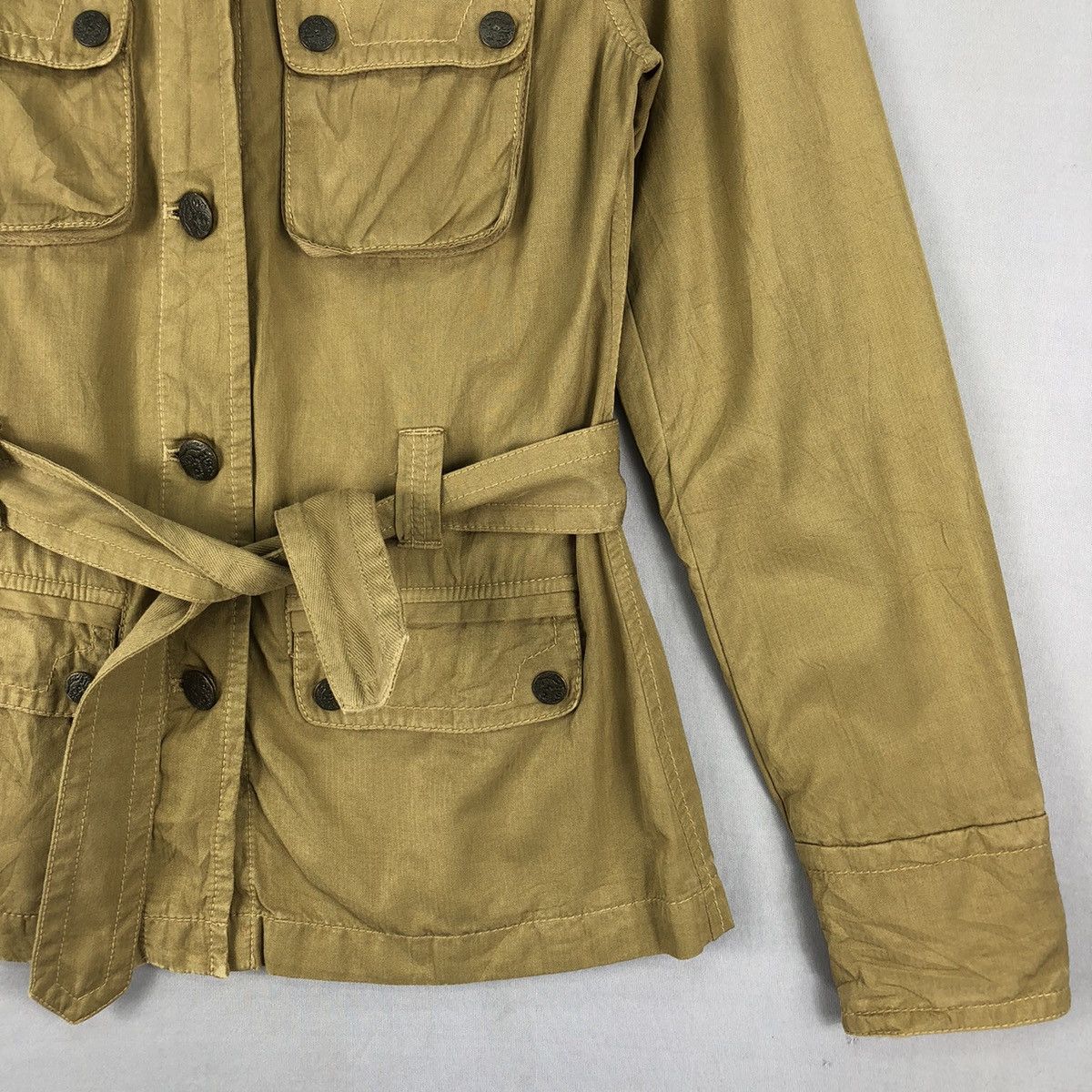 J.Crew Vintage Y2K J.Crew Women Jacket Herringbone Twill Size XS / US 0-2 / IT 36-38 - 3 Thumbnail