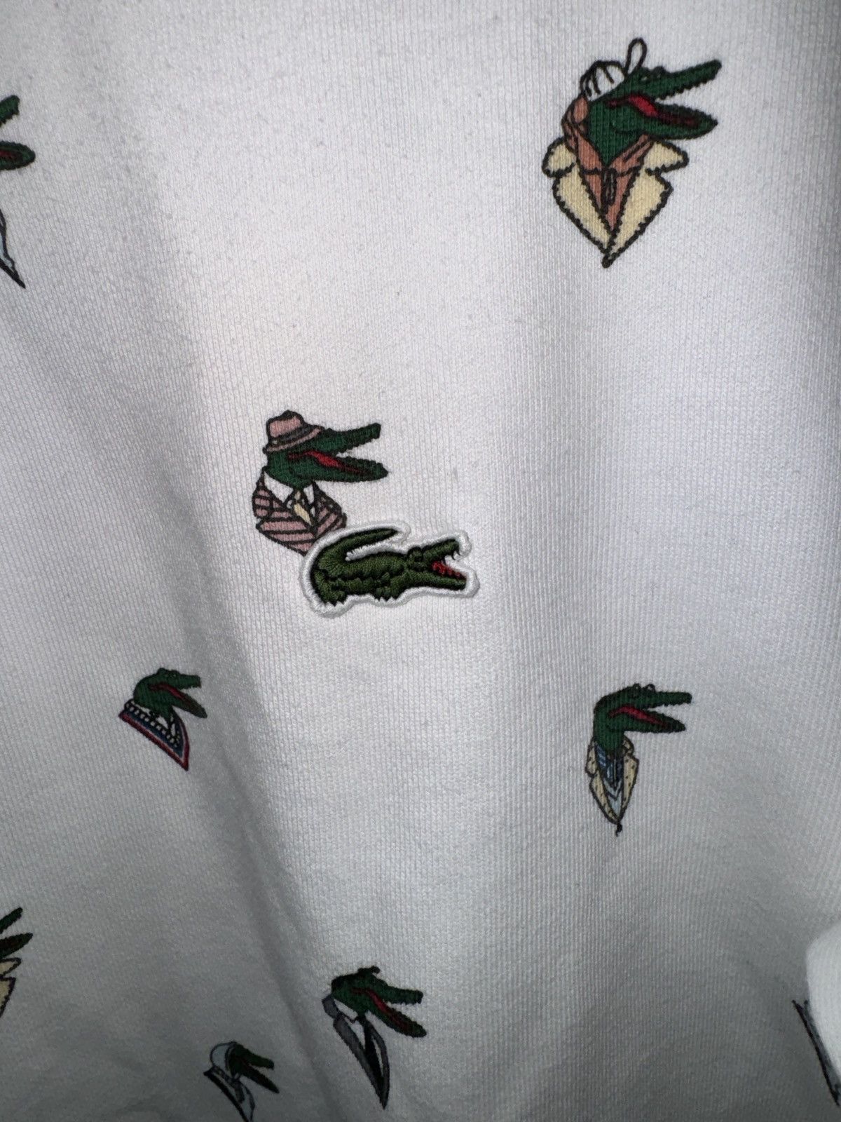 Lacoste Lacoste x Jean Michel Tixier sweatshirt monogram Size US M / EU 48-50 / 2 - 2 Thumbnail