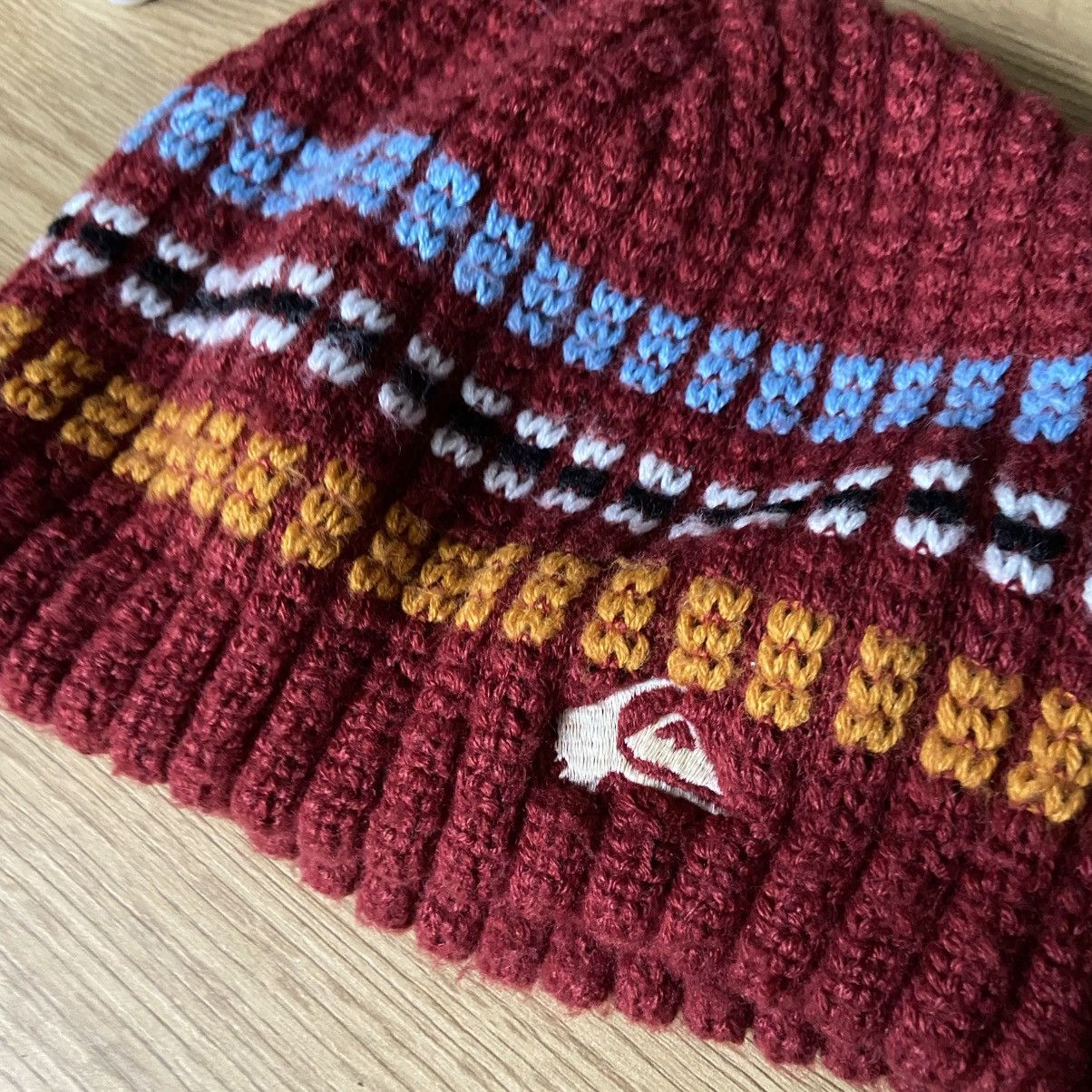 Quiksilver 📌 Vintage 00s Y2K Quiksilver Surf Style Beanie Hat Size ONE SIZE - 5 Thumbnail
