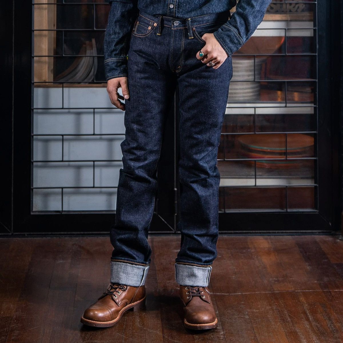 The Flat Head 3001 14.5oz Selvedge Jean Size US 30 / EU 46 - 3 Thumbnail