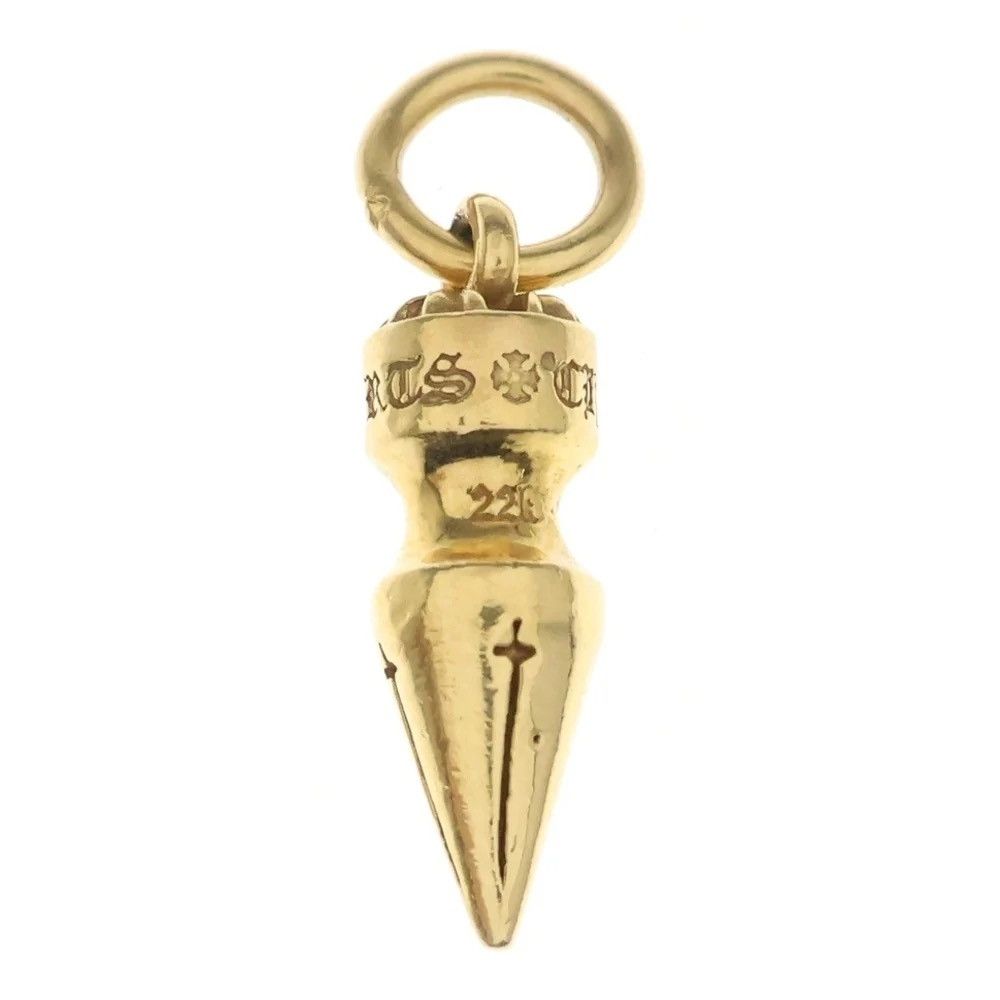 Chrome Hearts Chrome Hearts 22k Gold Spike Pendant Necklace Charm Size ONE SIZE - 2 Thumbnail