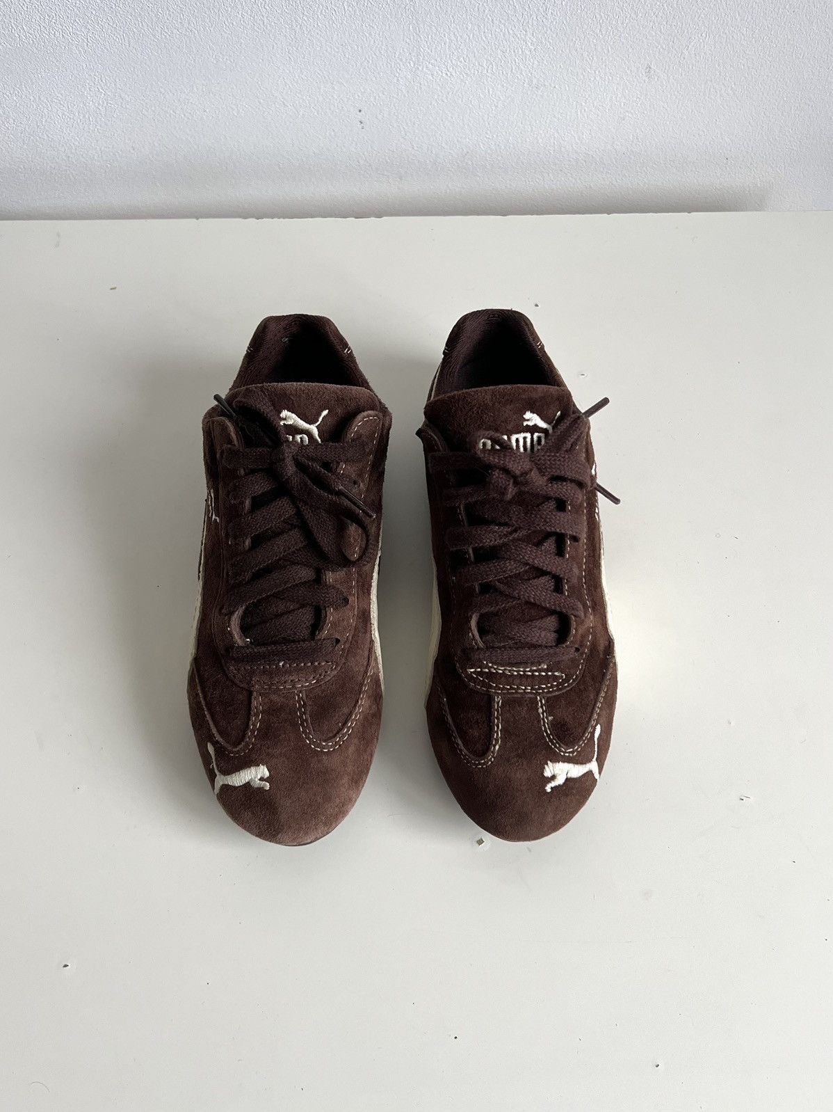 Puma Vintage Puma Speedcat Brown Suede Sneakers Size US 7 / IT 37 - 2 Thumbnail