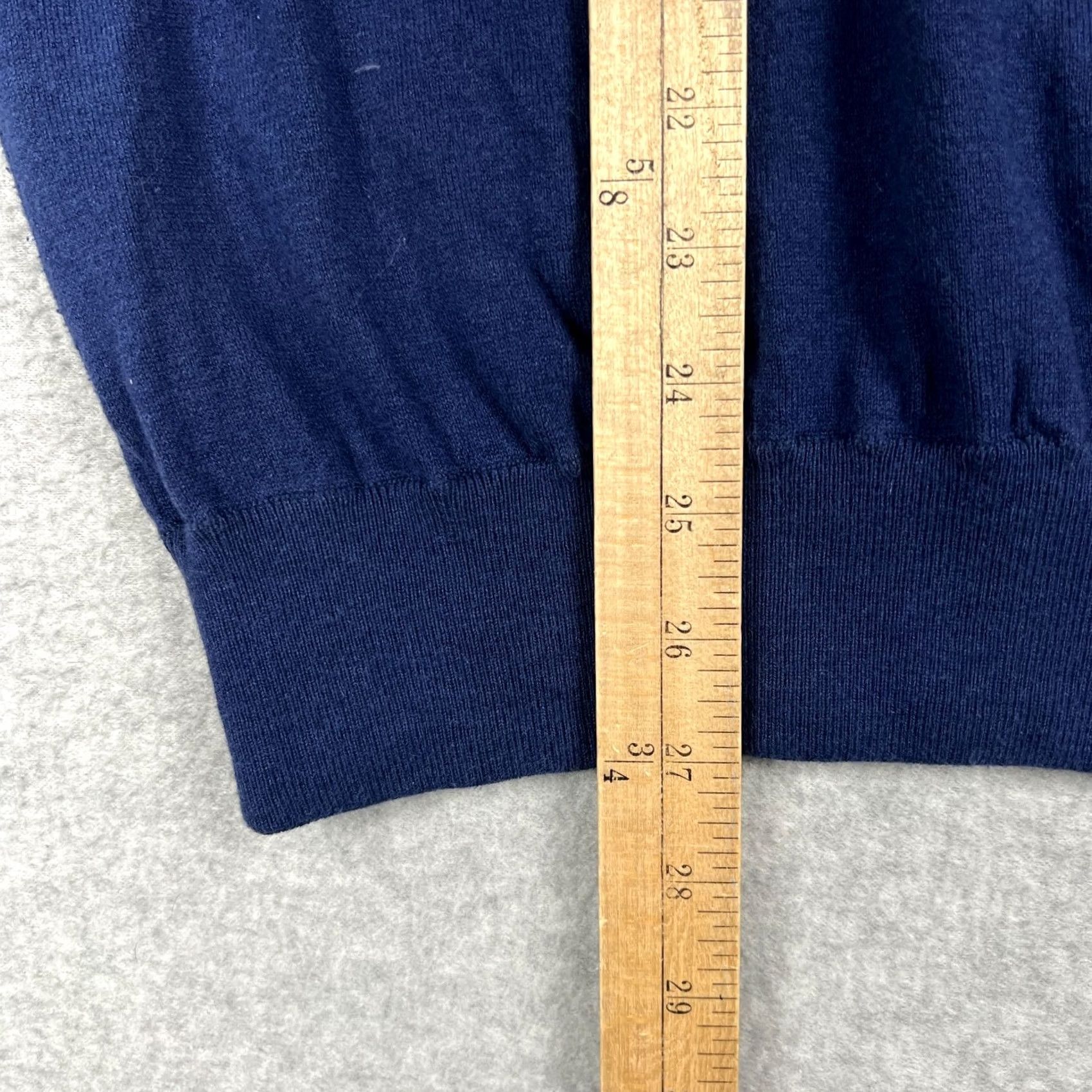 Peter Millar Peter Millar Golf Crest Quarter Zip Sweater Knit Pullover Large Mens Blue Size US L / EU 52-54 / 3 - 7 Thumbnail