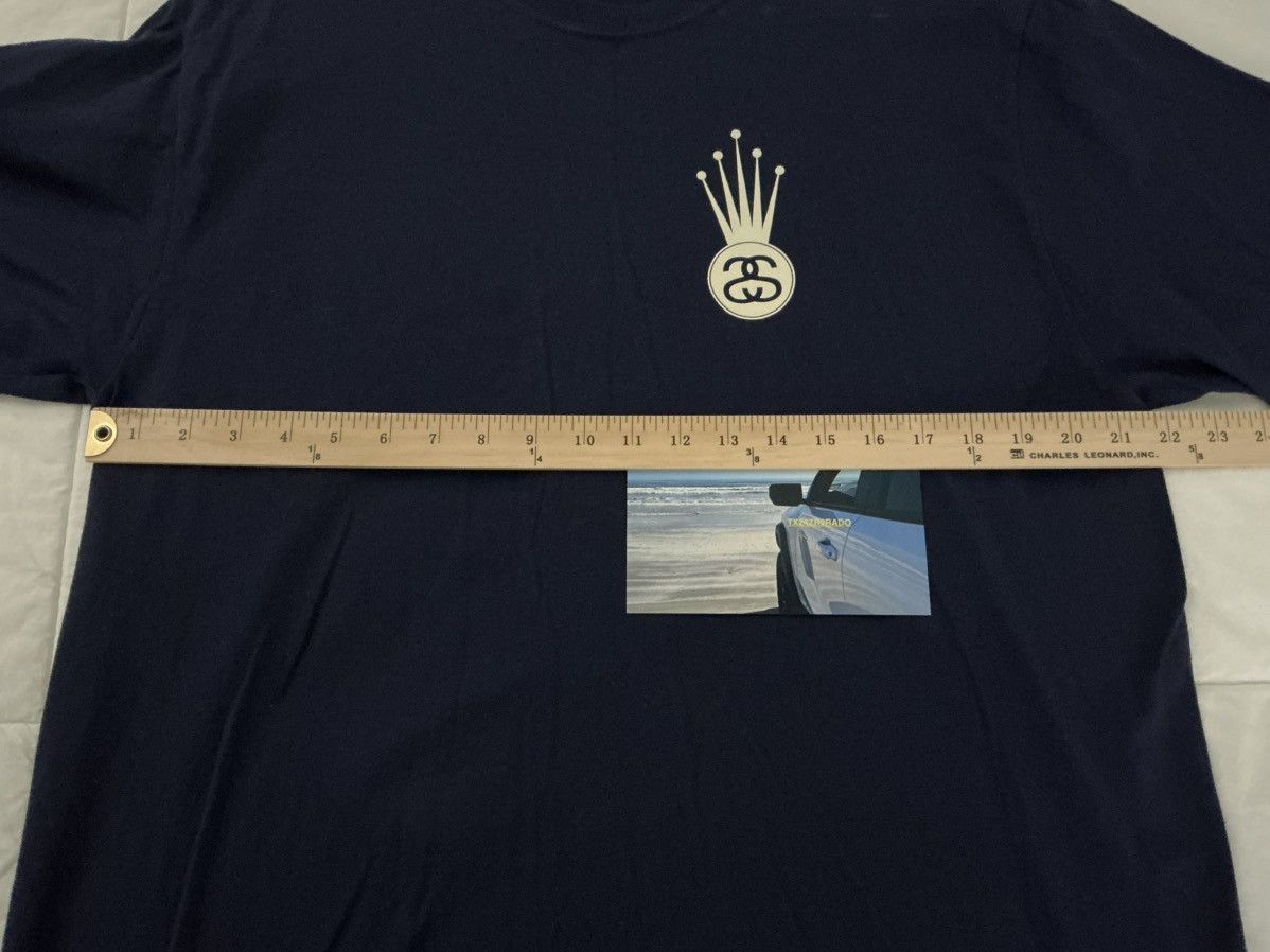 Stussy Stussy Crown Double S Navy Tee size L Size US L / EU 52-54 / 3 - 3 Thumbnail