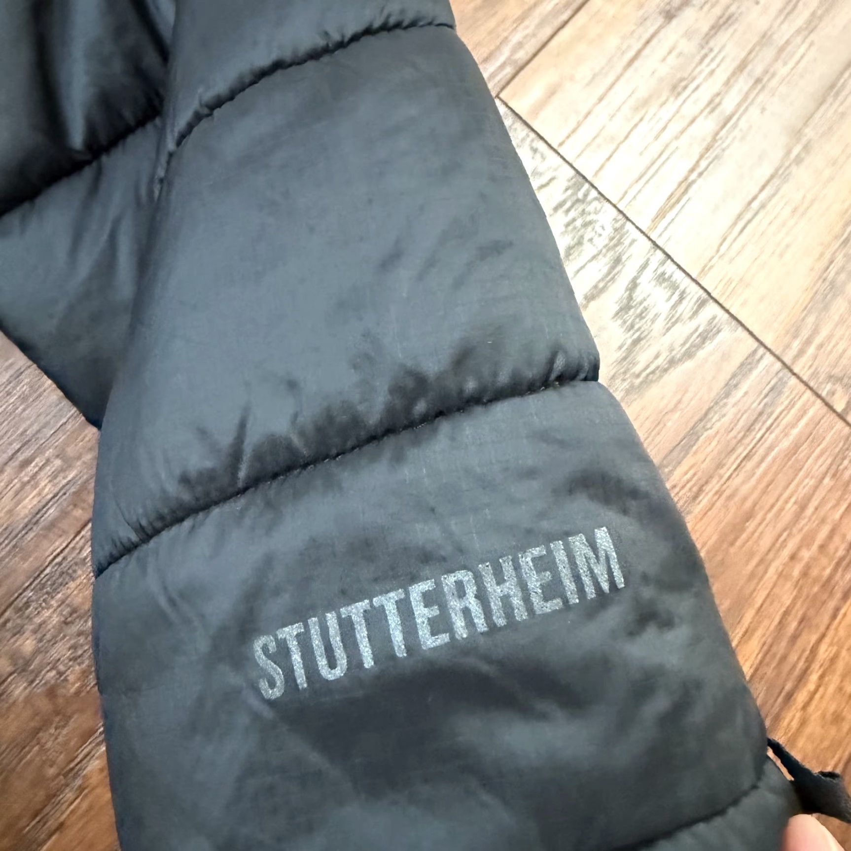 Stutterheim Stutterheim Jacket Mens XL Black Rain Coat Hooded Full Zip Insulated Quilted Size US XL / EU 56 / 4 - 4 Thumbnail