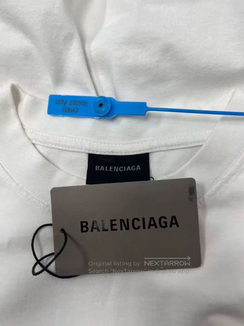 Balenciaga Balenciaga Letter Printed Crewneck Short Sleeve T-Shirt Size US S / EU 44-46 / 1 - 5 Thumbnail