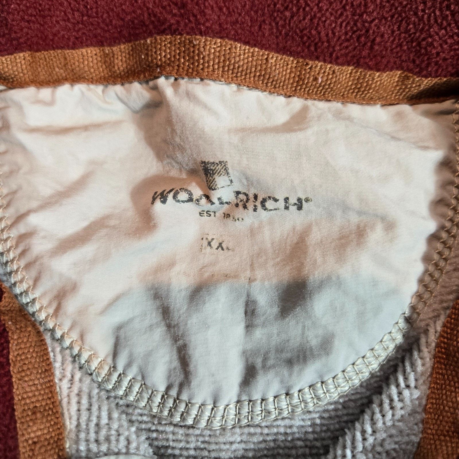Woolrich Woolen Mills Woolrich Fleece Henley Pullover XXL Beige 1/4 Snap Knit Size US XXL / EU 58 / 5 - 3 Thumbnail