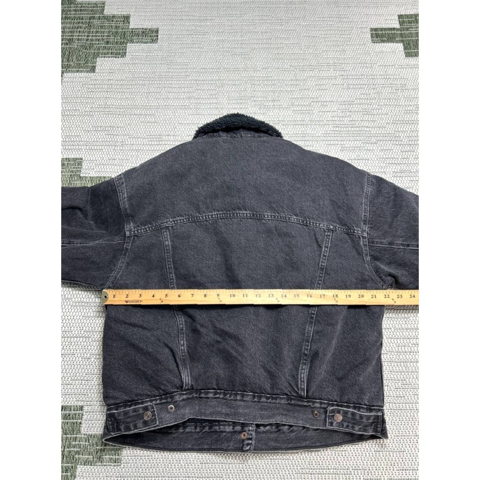 Levi's Levi's Trucker Jacket Denim Gray Medium Womens Lined Wind-Resistant Relaxed Fit 90s Classic Outdoor Jacket Size M / US 6-8 / IT 42-44 - 7 Thumbnail