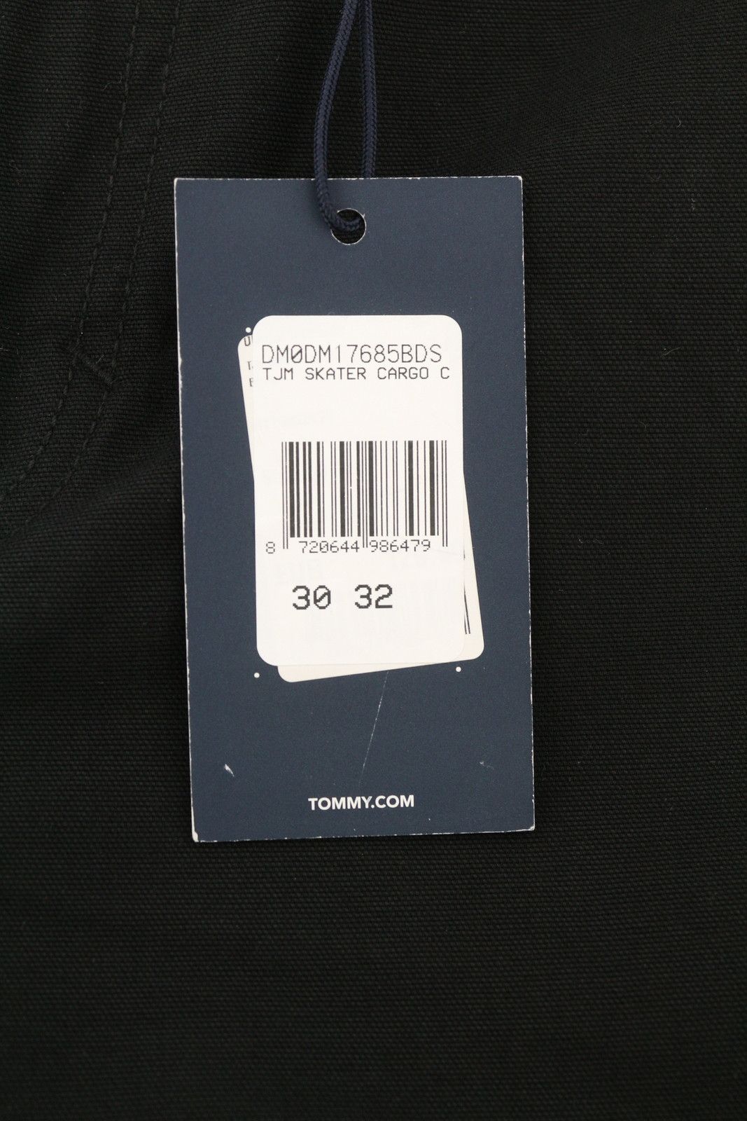 Tommy Hilfiger SKATER CARPENTER W30/L32 Black Cargo Zip Fly Trousers 84948 Size US 30 / EU 46 - 6 Thumbnail