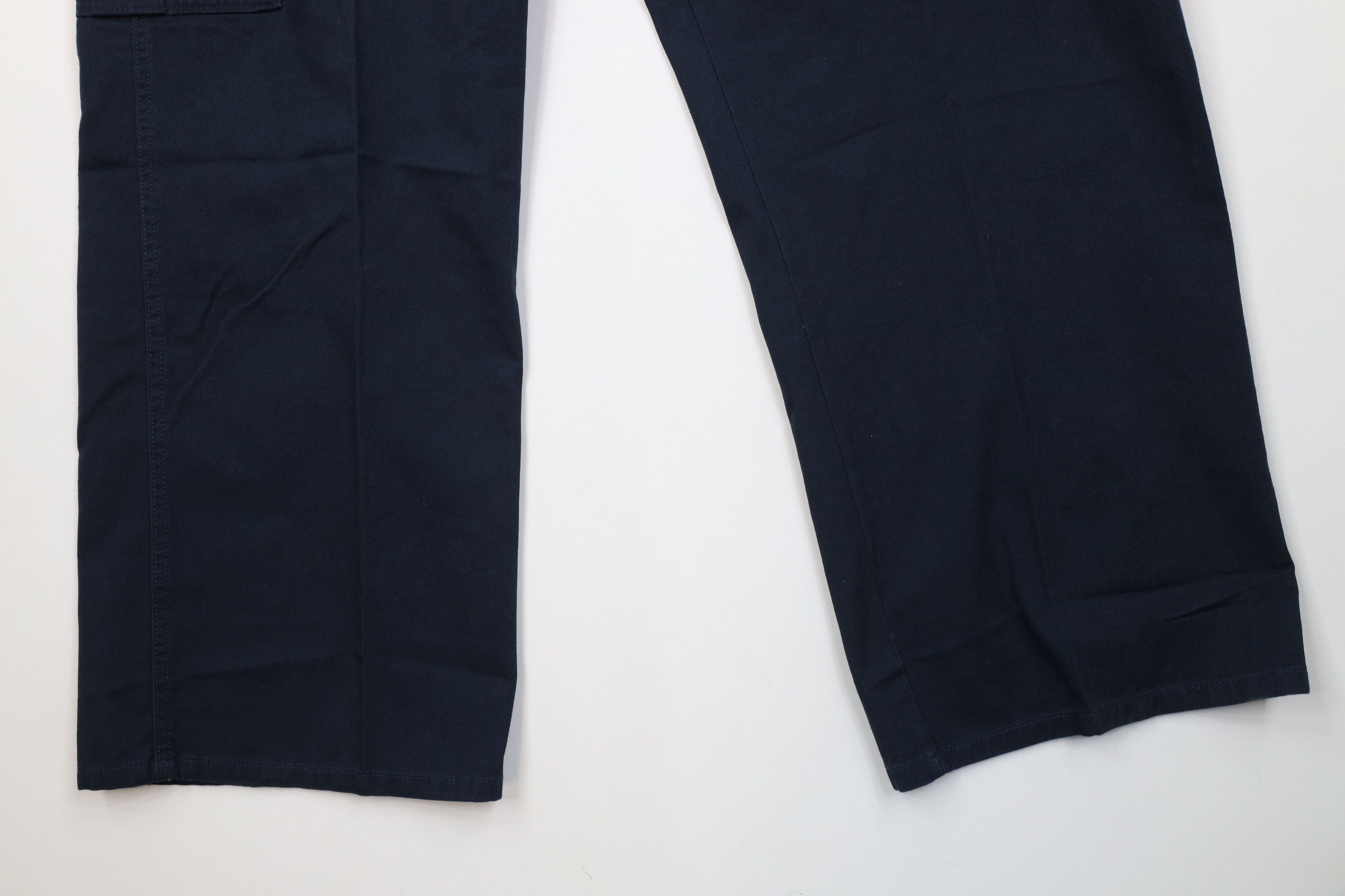 Dickies Deadstock Y2K Dickies Wide Leg Cargo Pants Navy Blue Cotton Size US 38 / EU 54 - 4 Thumbnail