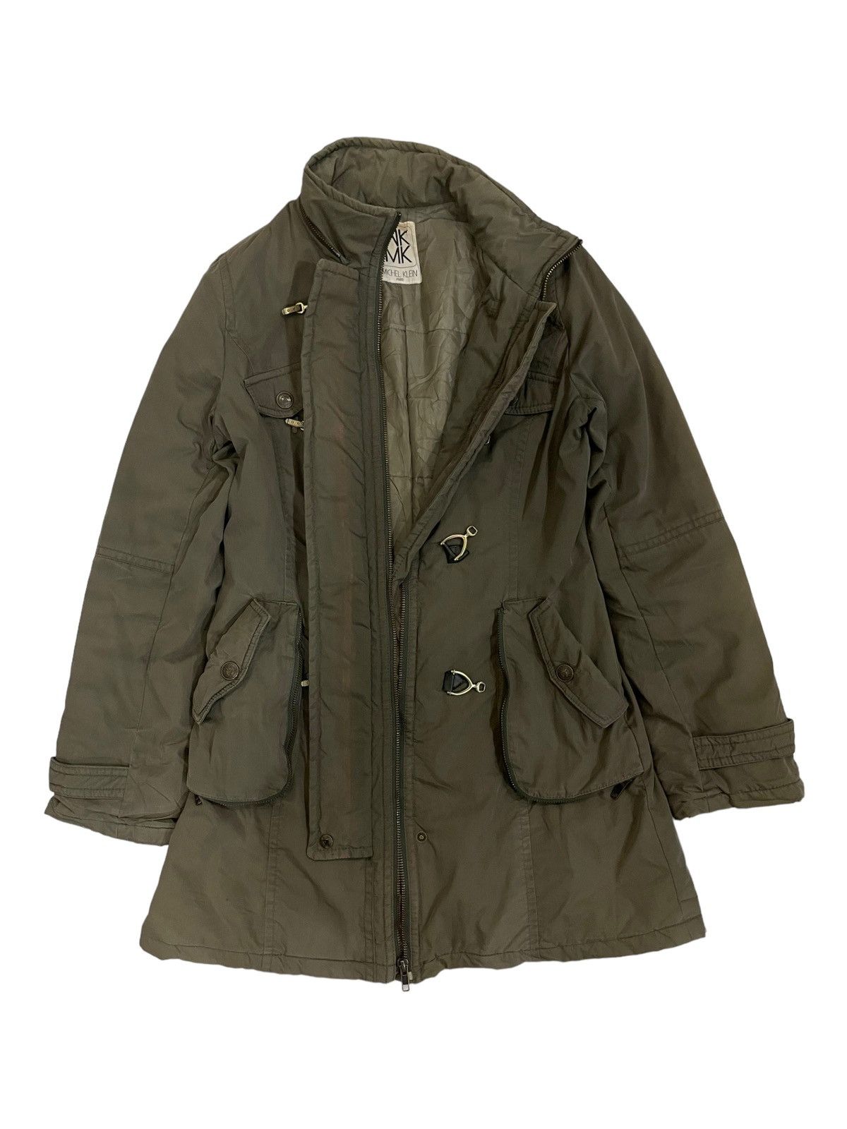 Calvin Klein × Michel Klein Michel Klein Buckle Multipockets Parka Jacket Size US XXS / EU 40 - 9 Thumbnail