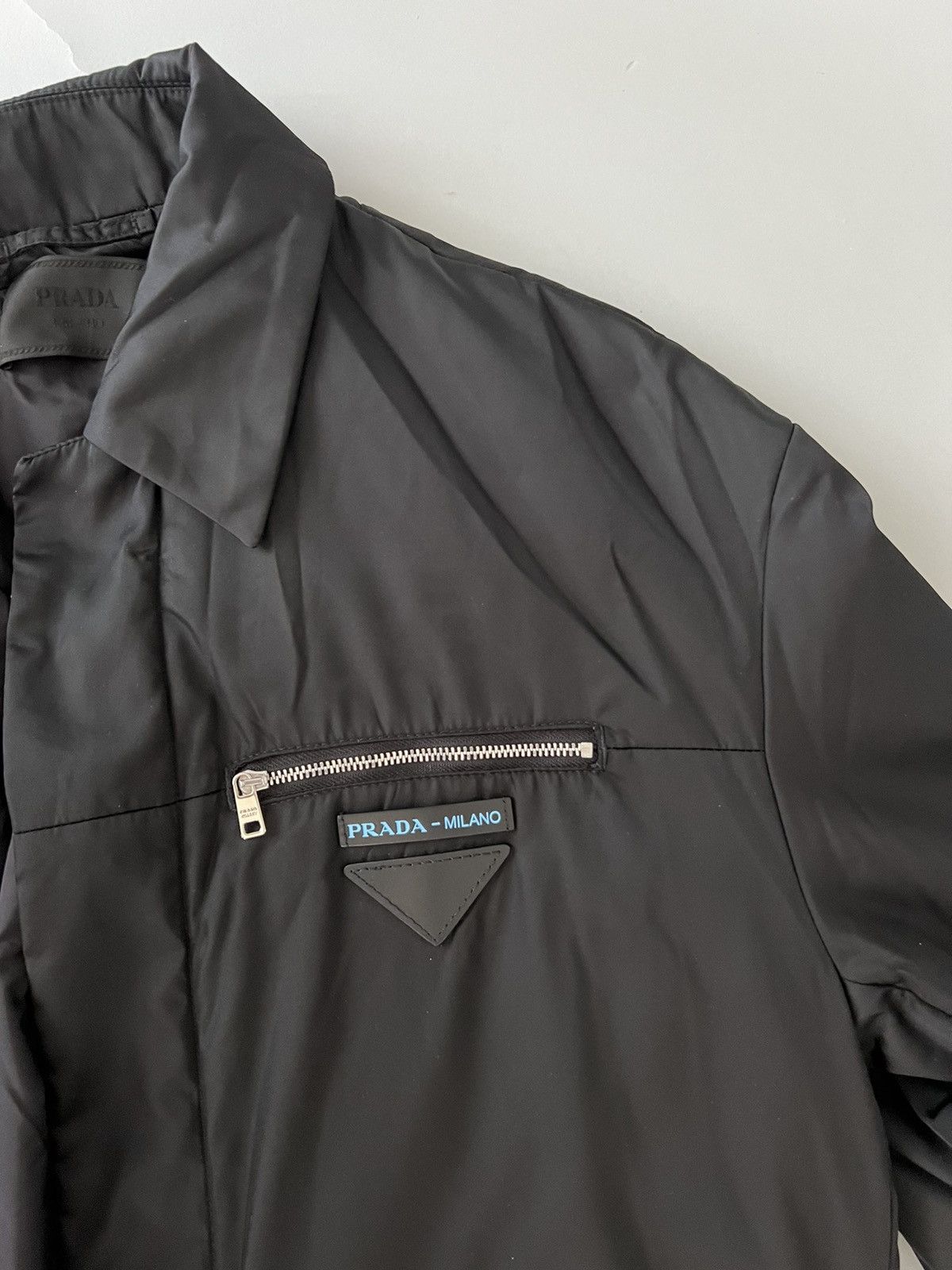 Prada Prada Black Nylon Padded Coat Size US M / EU 48-50 / 2 - 6 Thumbnail