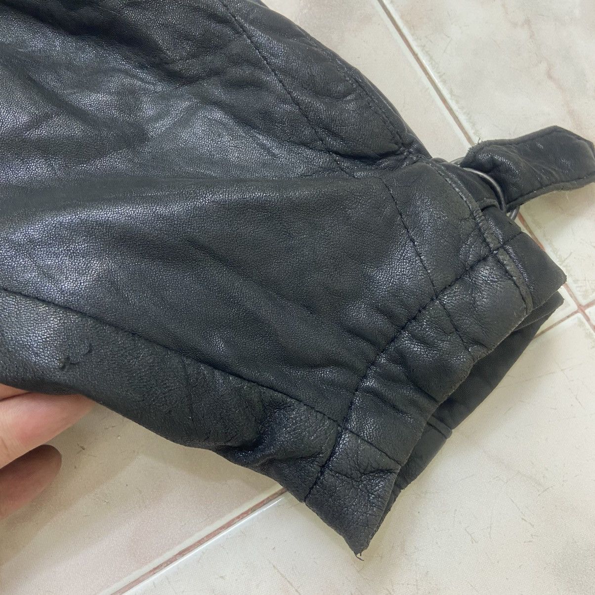 Genuine Leather × Leather Attitude Pegabo Bomber Style Loose Oversize Leather Jacket Size US M / EU 48-50 / 2 - 22 Thumbnail