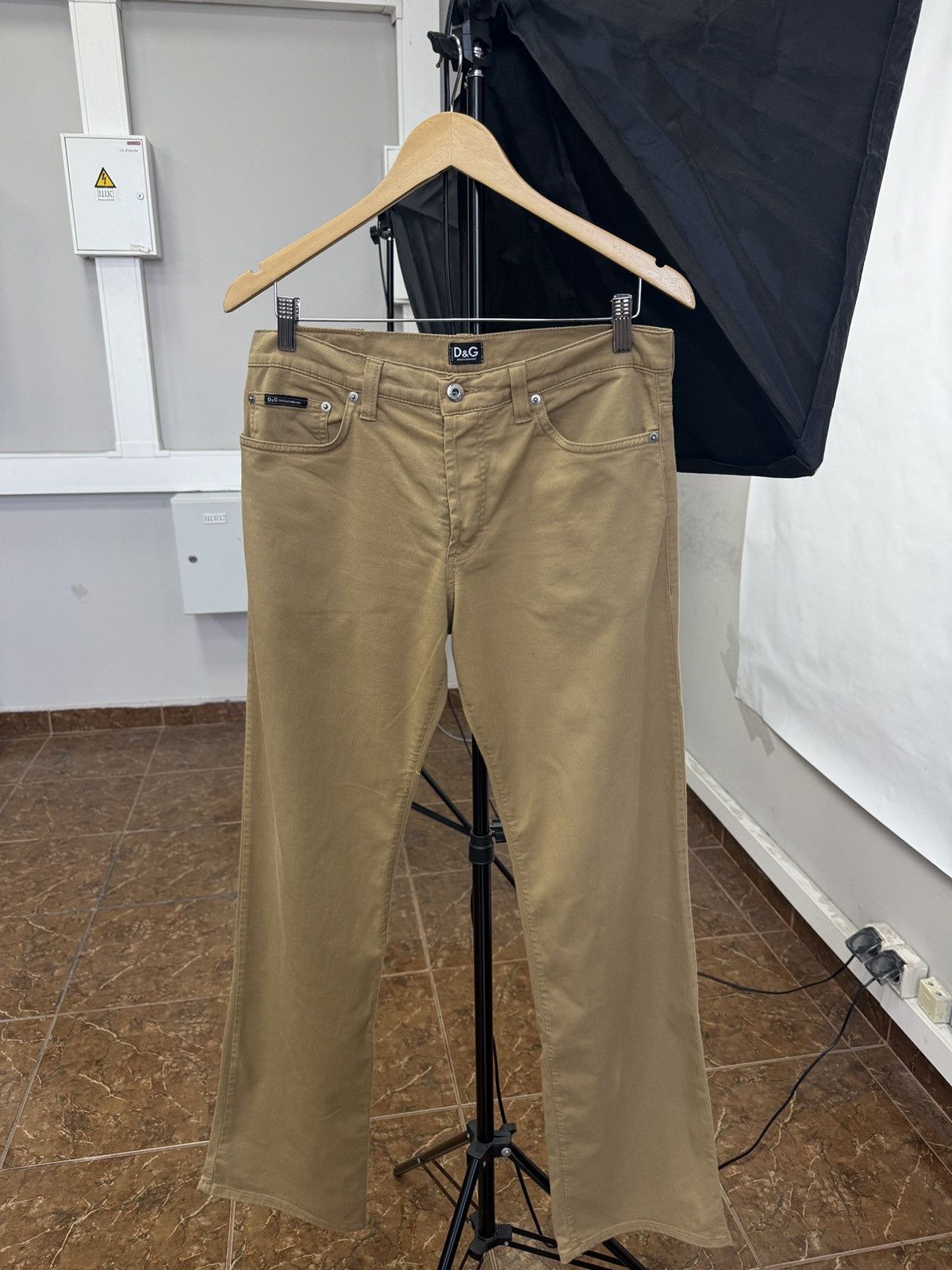 Dolce & Gabbana 🇮🇹Vintage 90s Dolce Gabbana Classic Brown Pants Made in Italy Size US 34 / EU 50 - 2 Thumbnail