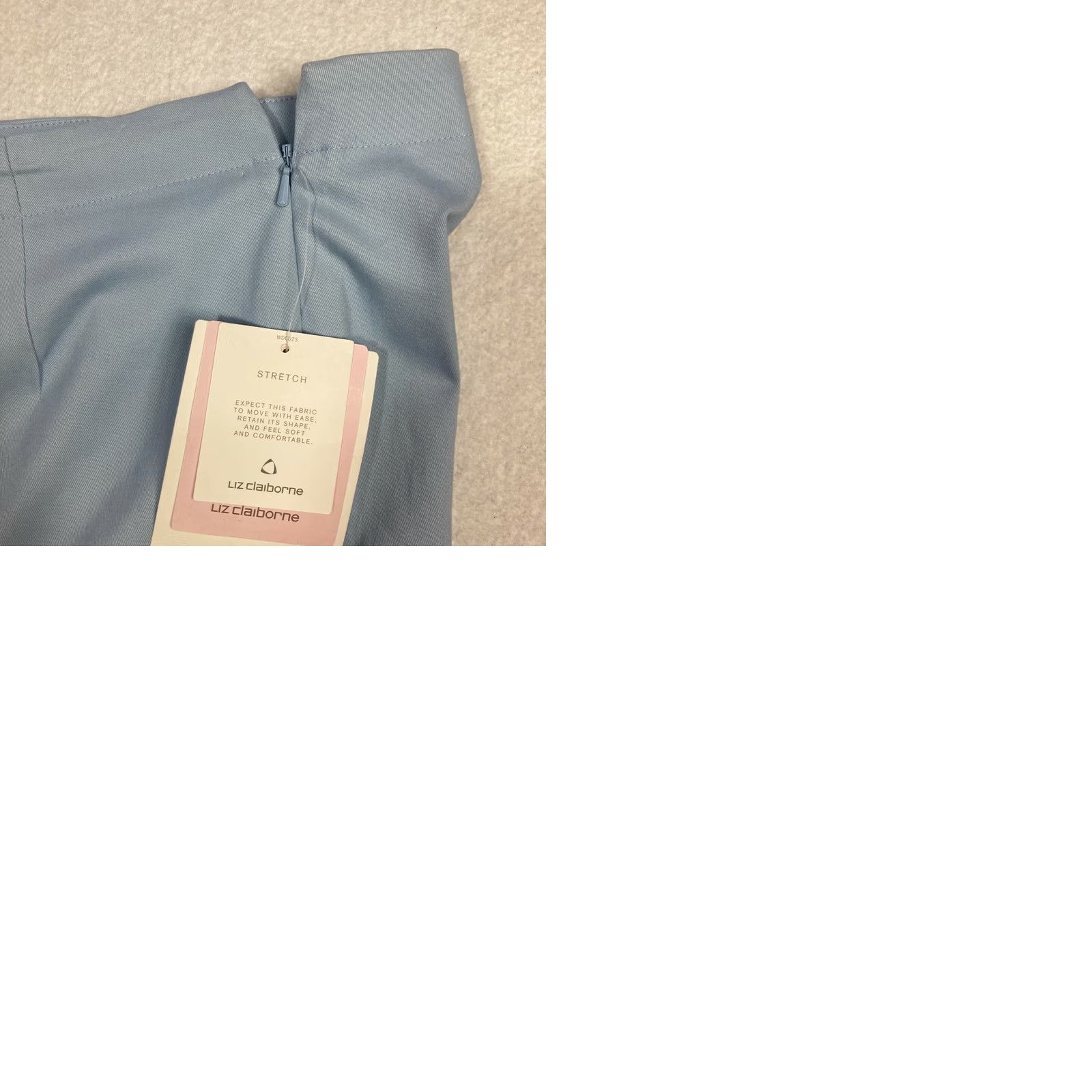 Liz Claiborne Liz Claiborne Womens Blue Stretch Have to Have Michaela Pants NWT Size 6 Size 28" / US 6 / IT 42 - 9 Thumbnail