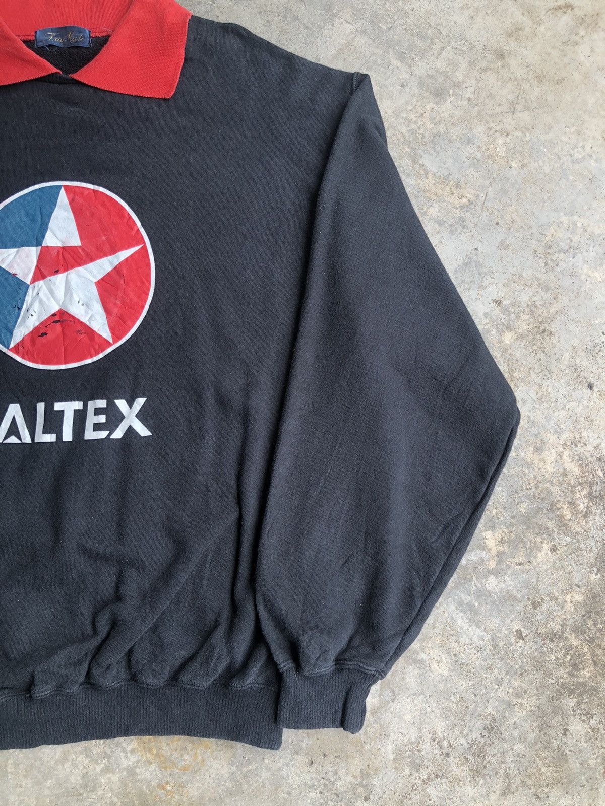 Vintage 💥Vintage Caltex Havoline Racing Big Logo Poem Sweatshirt Size US M / EU 48-50 / 2 - 5 Thumbnail