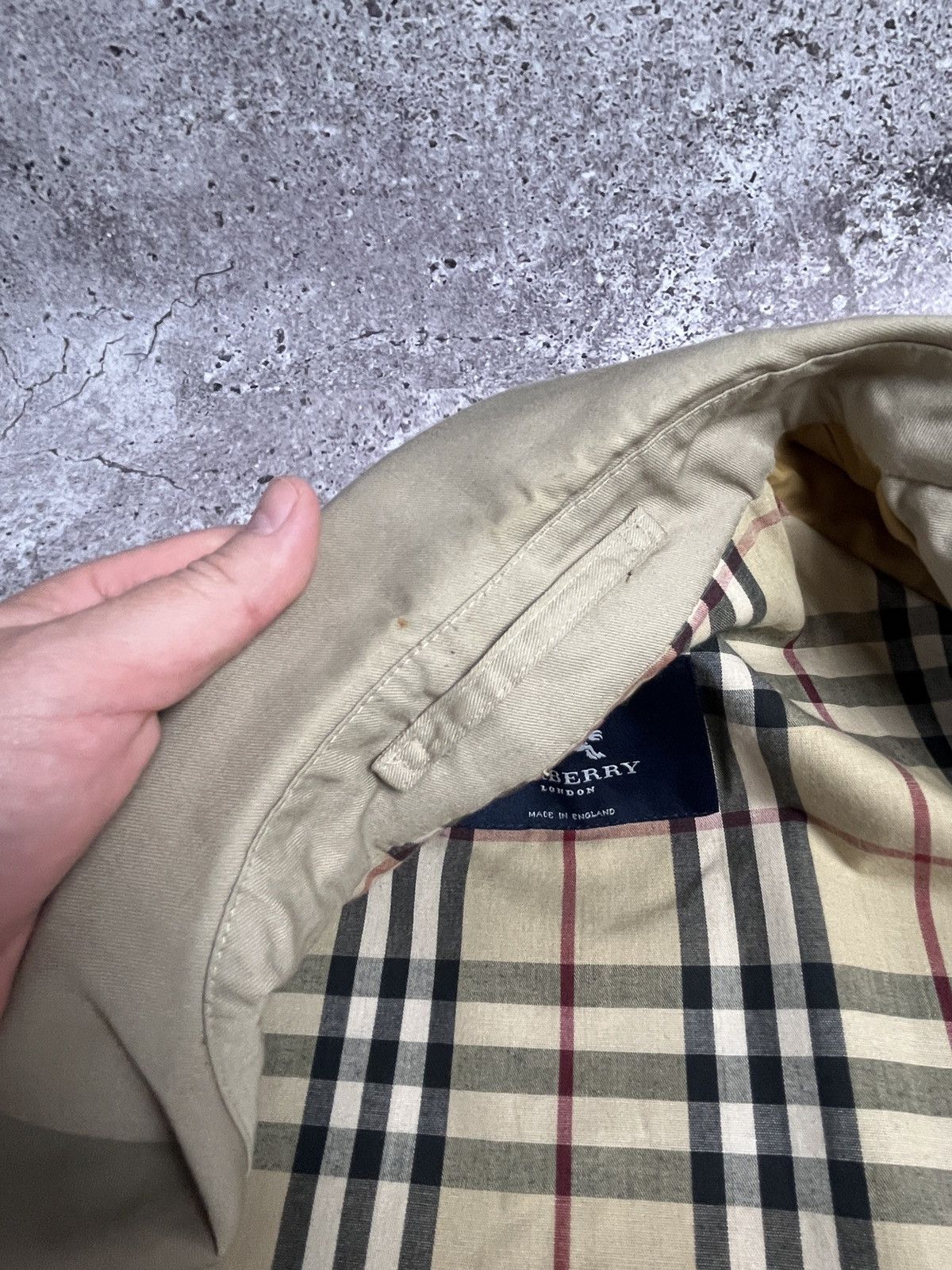 Burberry × Vintage Rare🔥Vintage Burberry London Nova Check Trench Coat Size US L / EU 52-54 / 3 - 19 Thumbnail