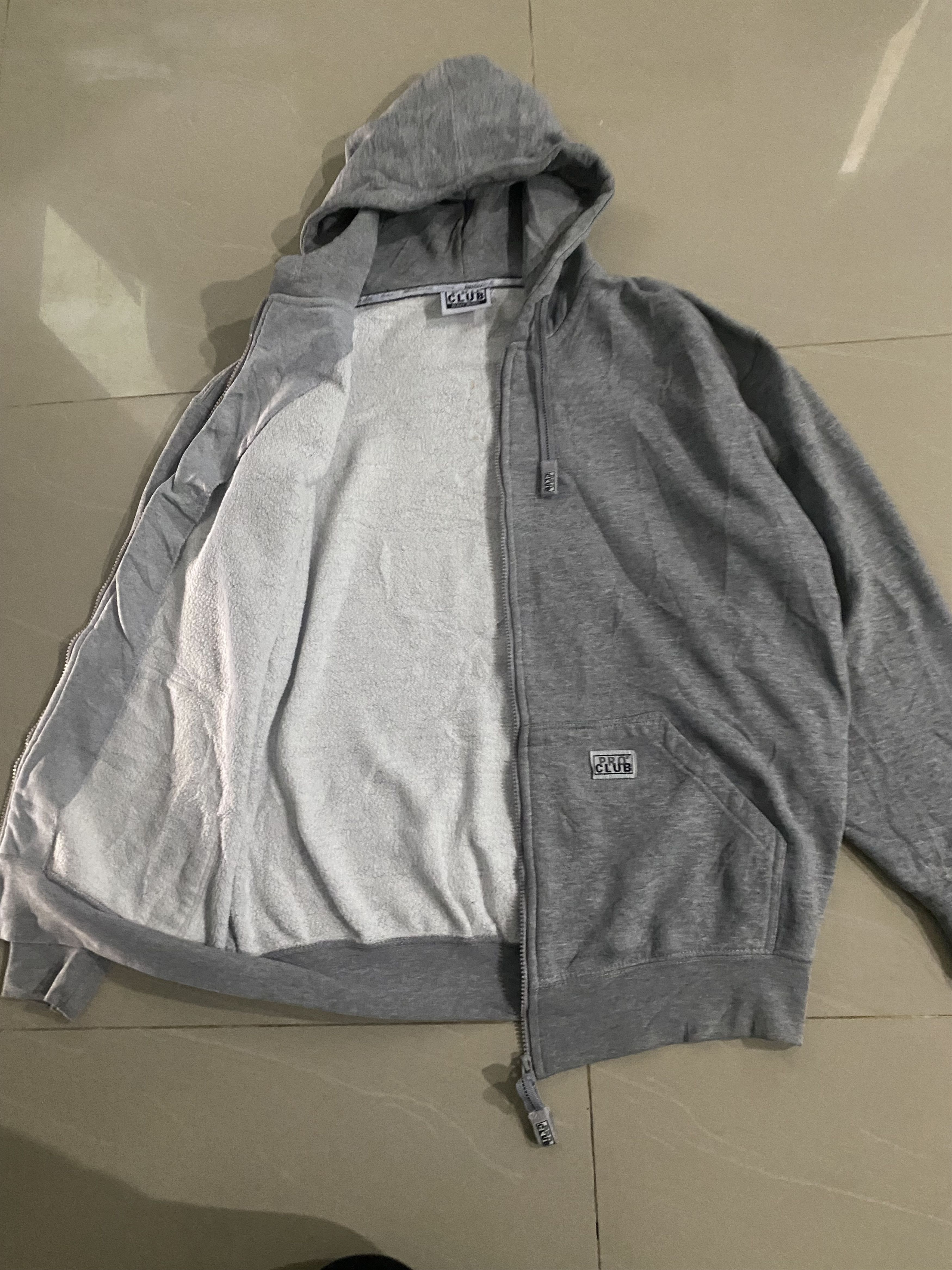 Vintage Vintage pro club hoodie blank hoodie Size US L / EU 52-54 / 3 - 3 Thumbnail