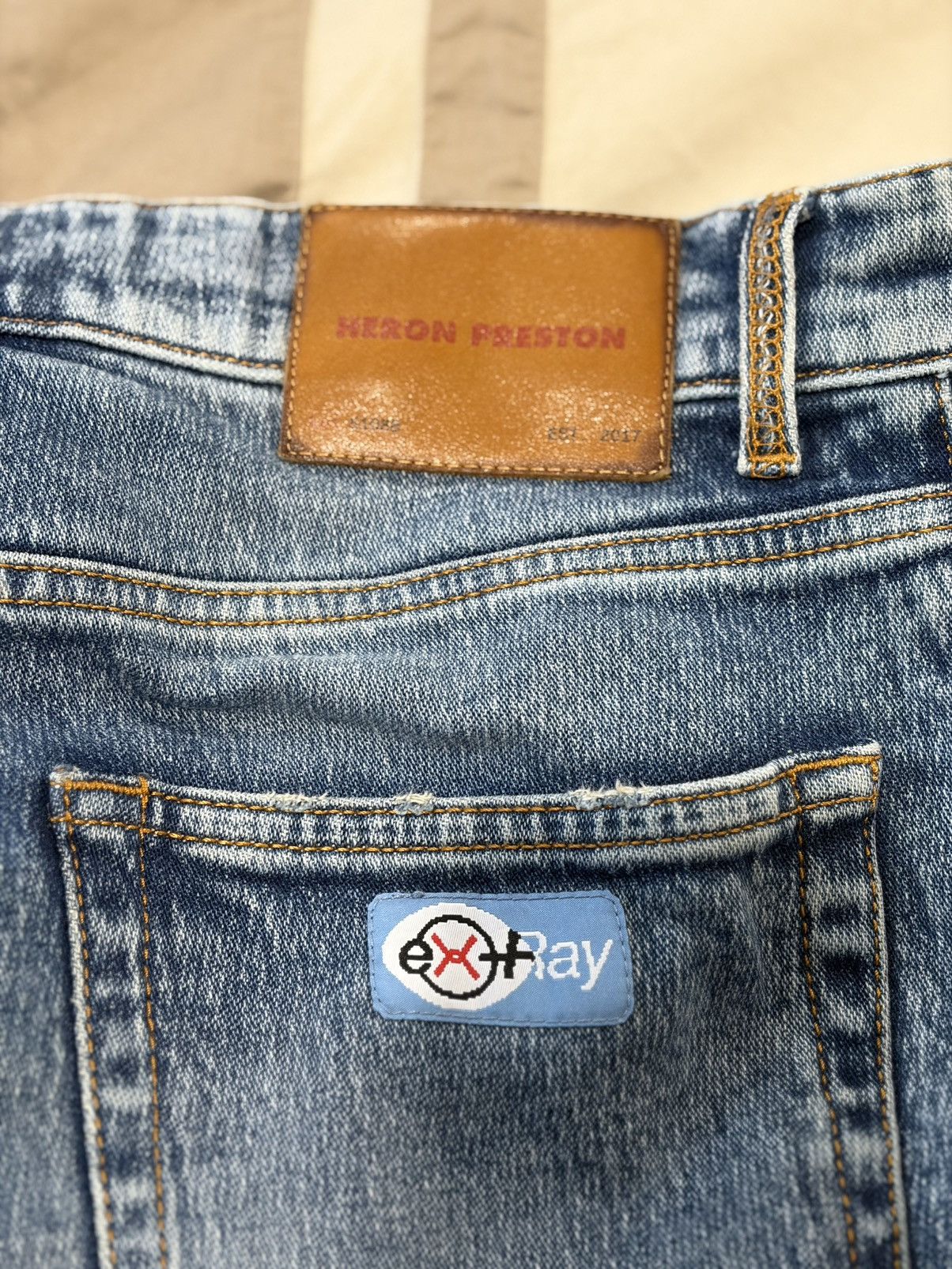 Heron Preston 100% authentic heron preston denim jeans Size US 32 / EU 48 - 5 Thumbnail