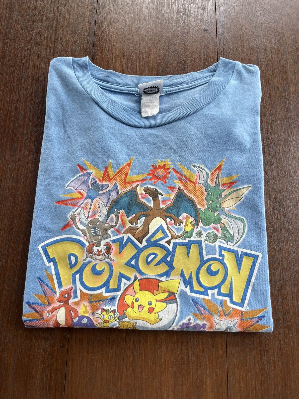 Nintendo × Pokemon × Vintage Vintage Pokemon Nintendo 2004’s ( kid size ) Tshirt Size US M / EU 48-50 / 2 - 1 Thumbnail